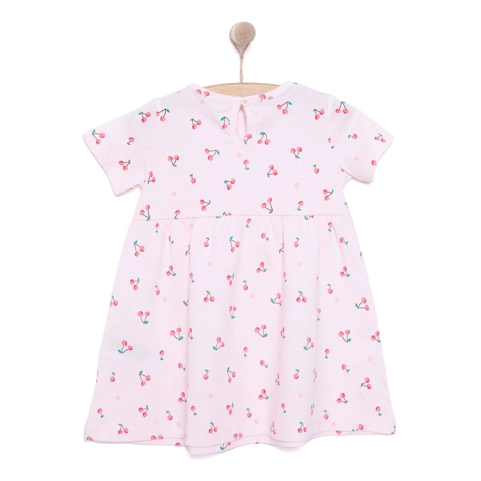 HelloBaby Basic Girl Cherry Printed Dress - Pink - ebebek - Black Friday