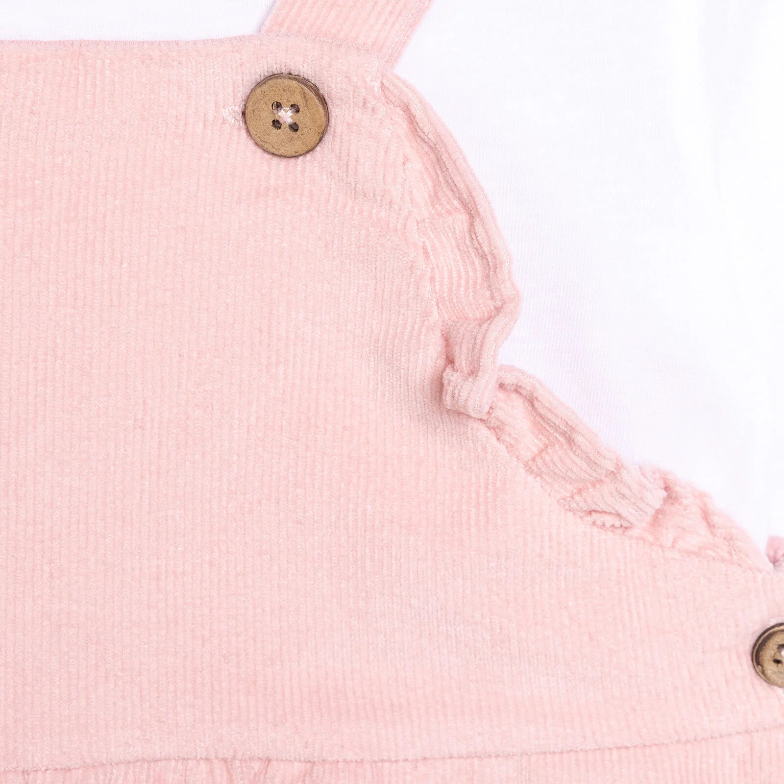 HelloBaby Basic Baby Girl Dungaree - Powder - ebebek - Black Friday