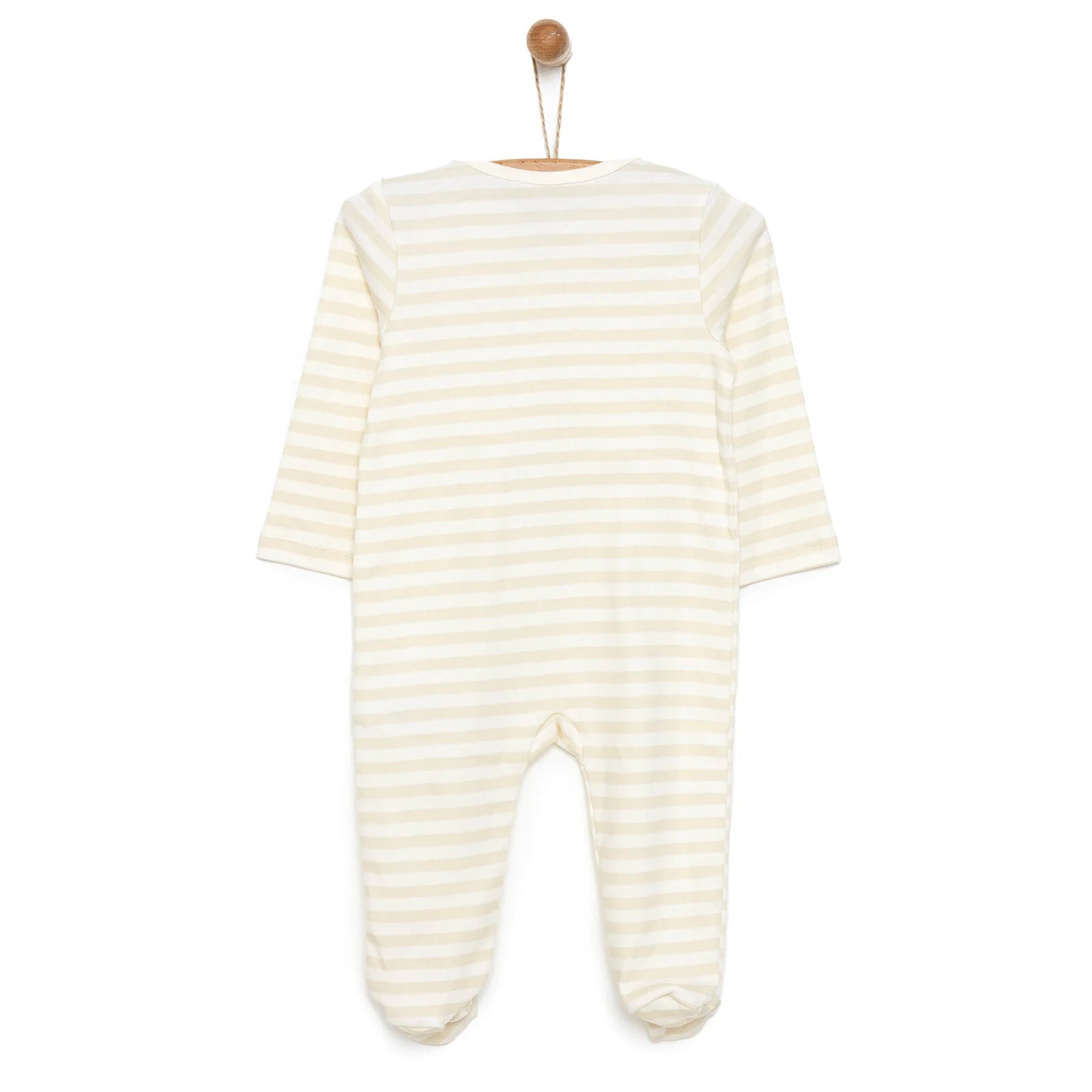 HelloBaby Newborn Footed Jumpsut - Beige - ebebek - Black Friday