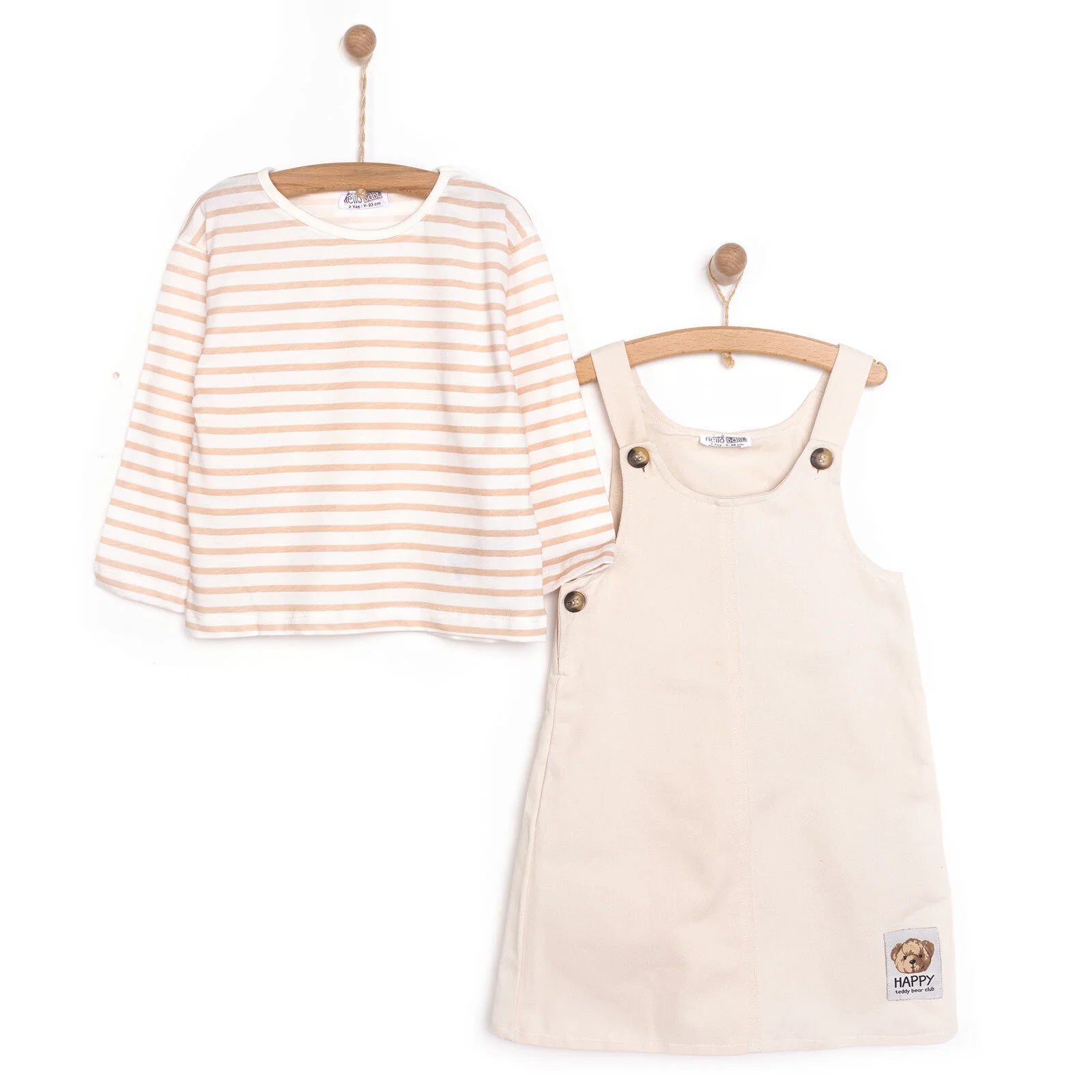 HelloBaby COZY FRIENDS Girl Blouse - Skirt - Ecru - ebebek - Black Friday