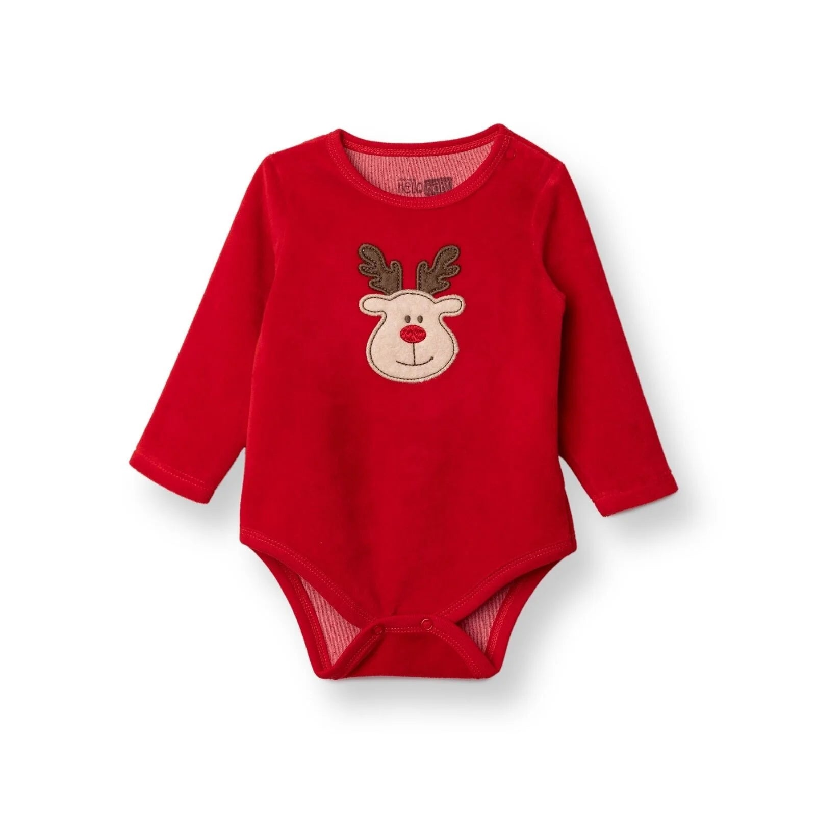 HelloBaby Christmas Baby Girl Long Sleeve Body - Red - ebebek - Black Friday