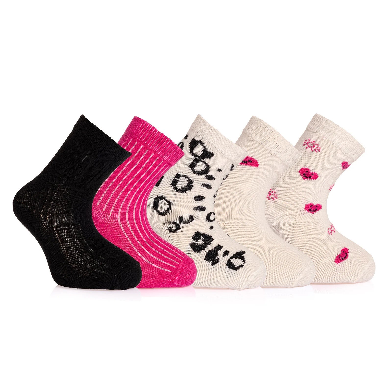 HelloBaby Baby Girl Socks 5 Pcs - Pink - ebebek - Black Friday