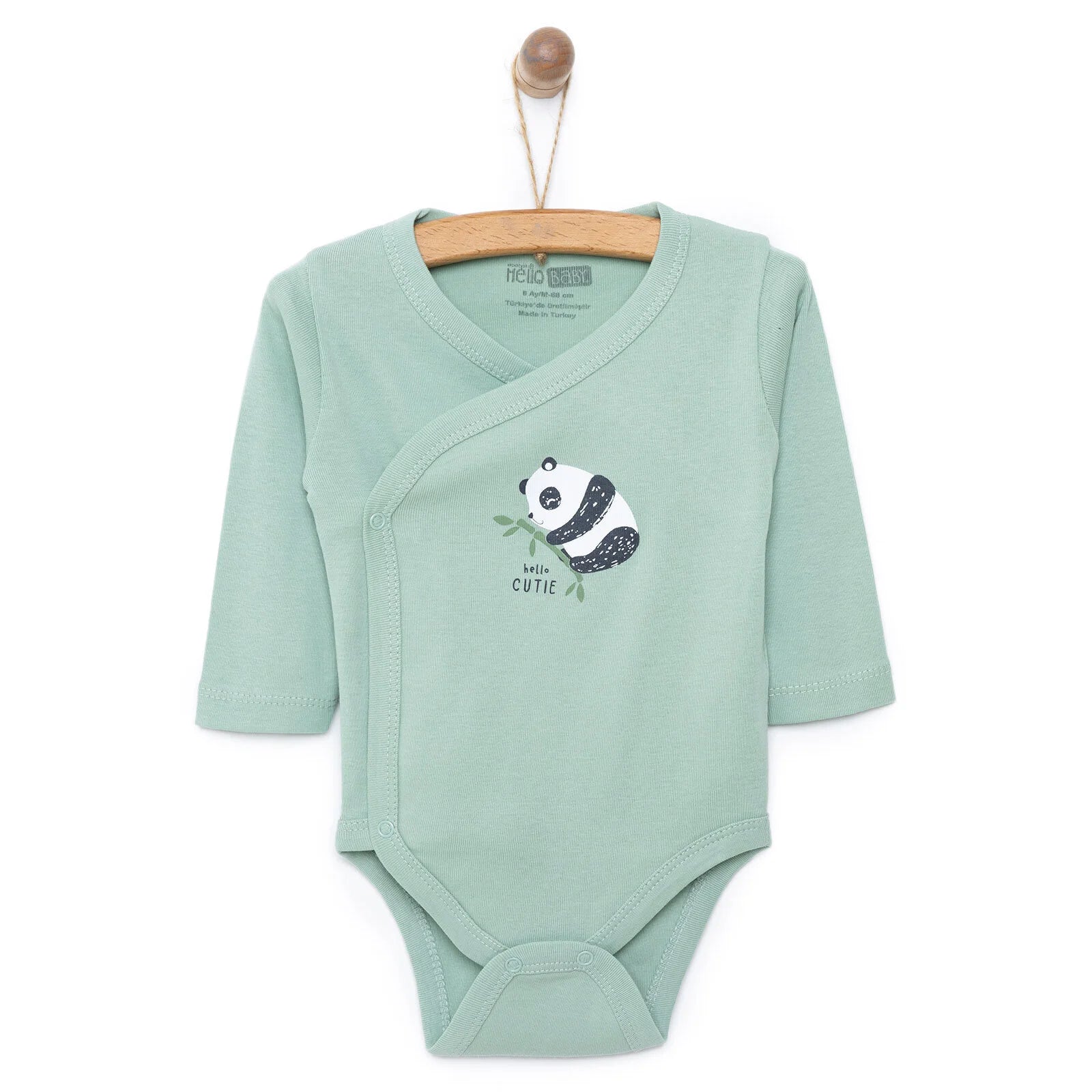 HelloBaby Long Sleeve Body - Light Green - ebebek - Black Friday