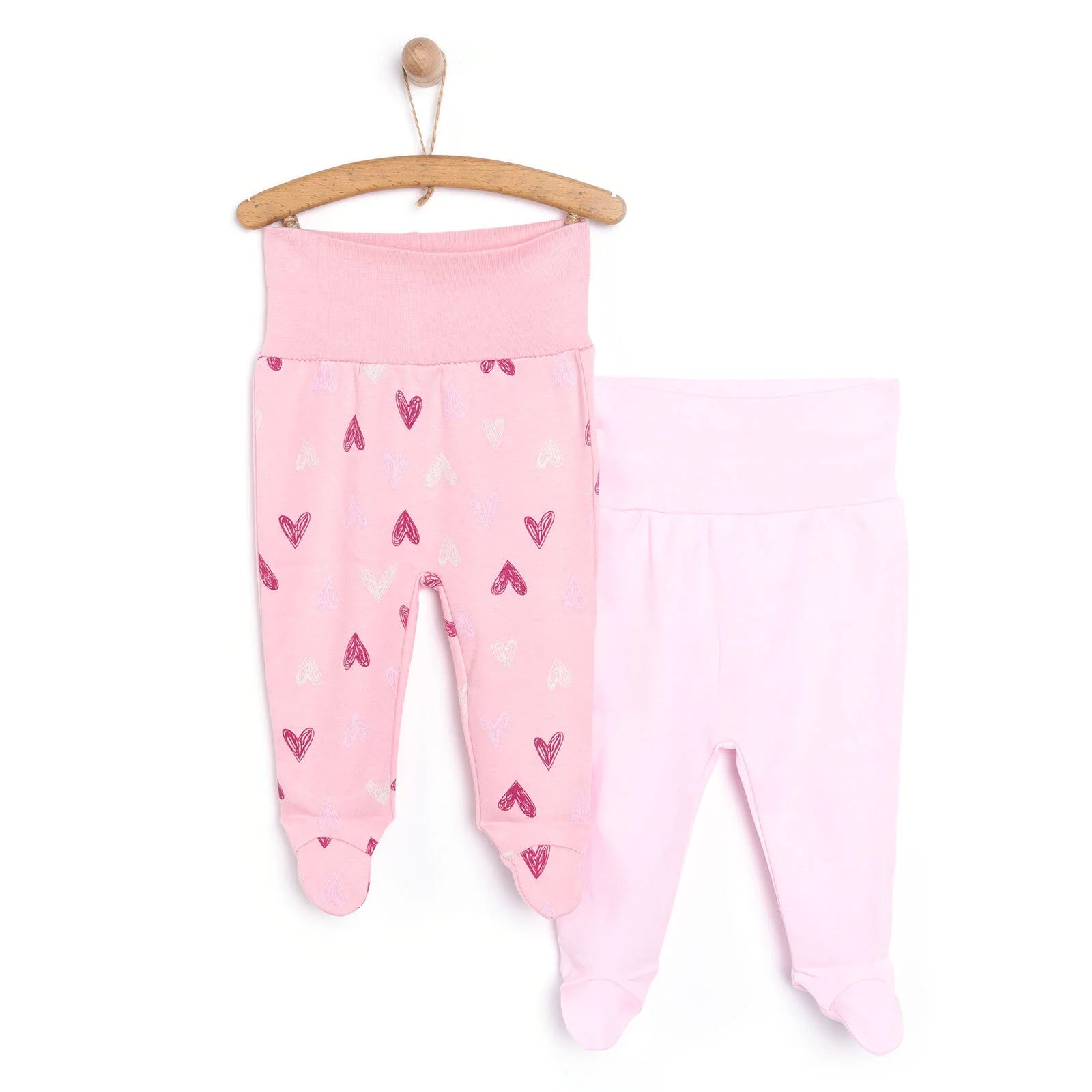 HelloBaby 2 Piece Footed Bottom - Dark Pink - ebebek - Black Friday