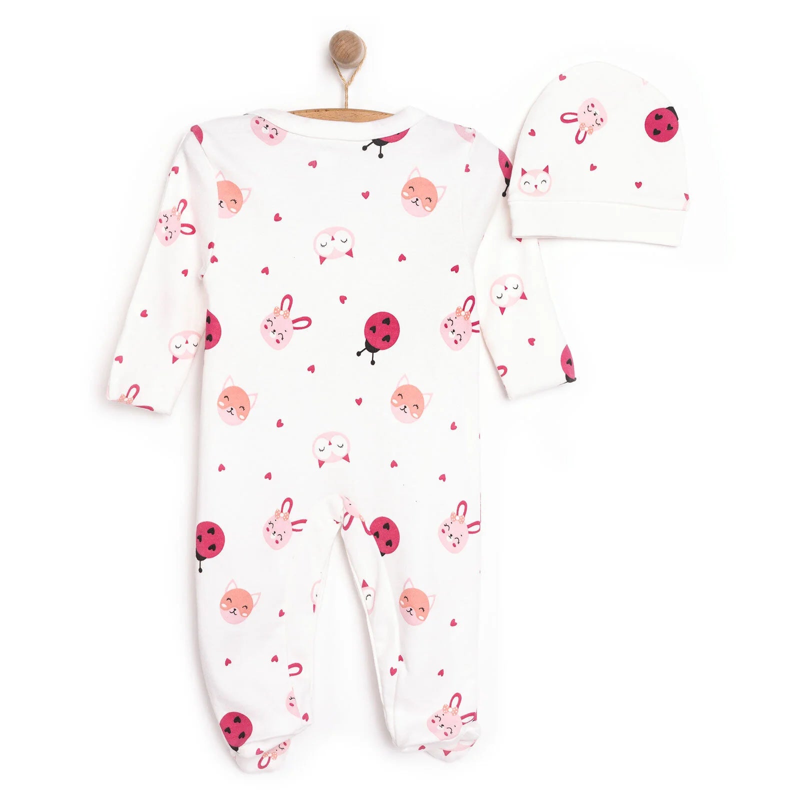 HelloBaby Girl Jumpsuit - Hat - Ecru - ebebek - Black Friday