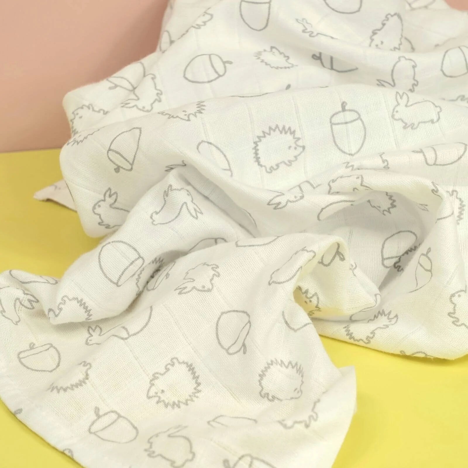 MuslinZ Muslin Swaddles 100x90cm 2 pcs - Grey - ebebek - Black Friday