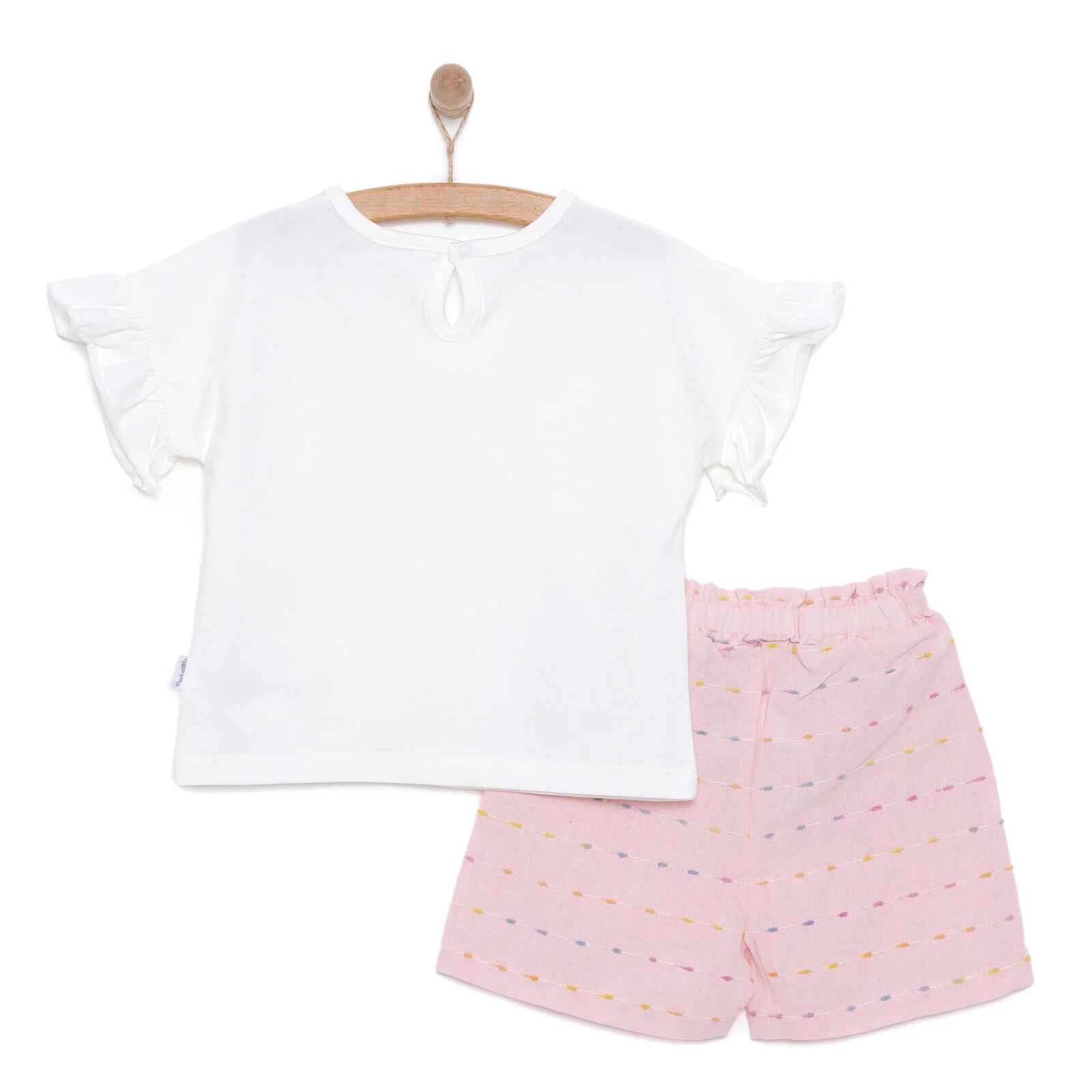 Bebetto Ponpon Team Girl Tshirt - Short - White - ebebek - Black Friday