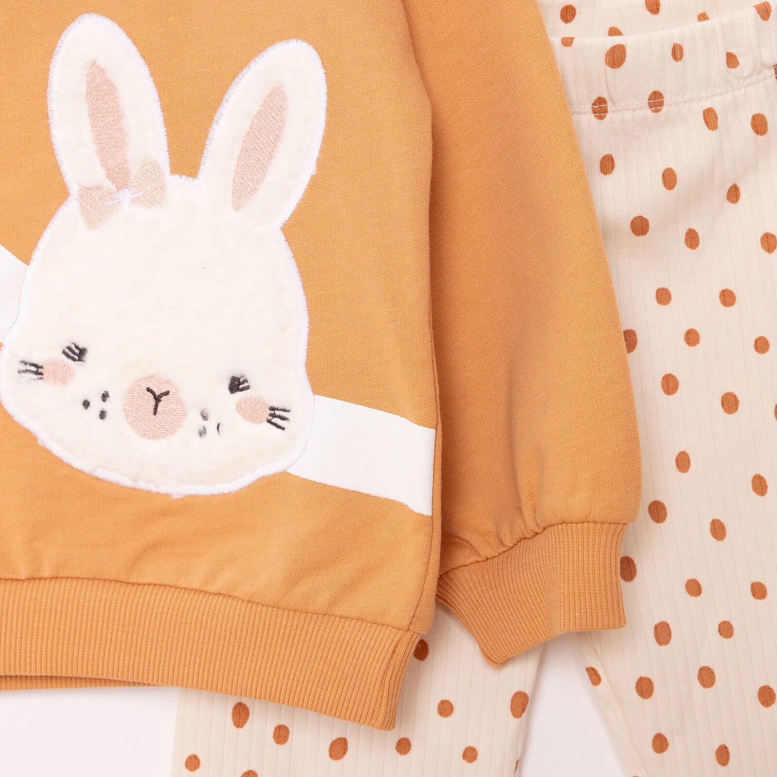 HelloBaby Baby Girl Sweatshirt - Tights - Cinnamon - ebebek - Black Friday