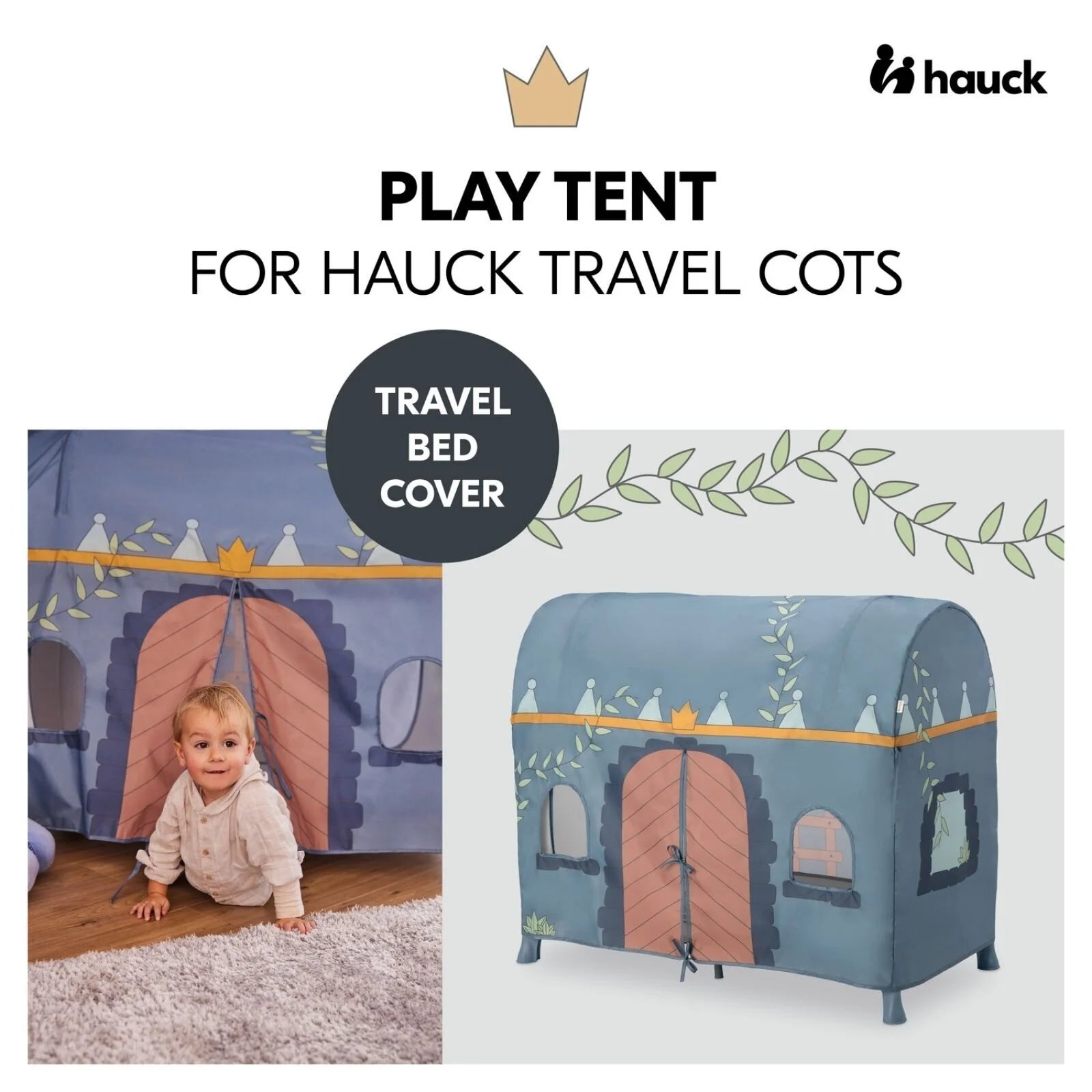 Hauck Travel Cot Cover - Palace - ebebek - Black Friday