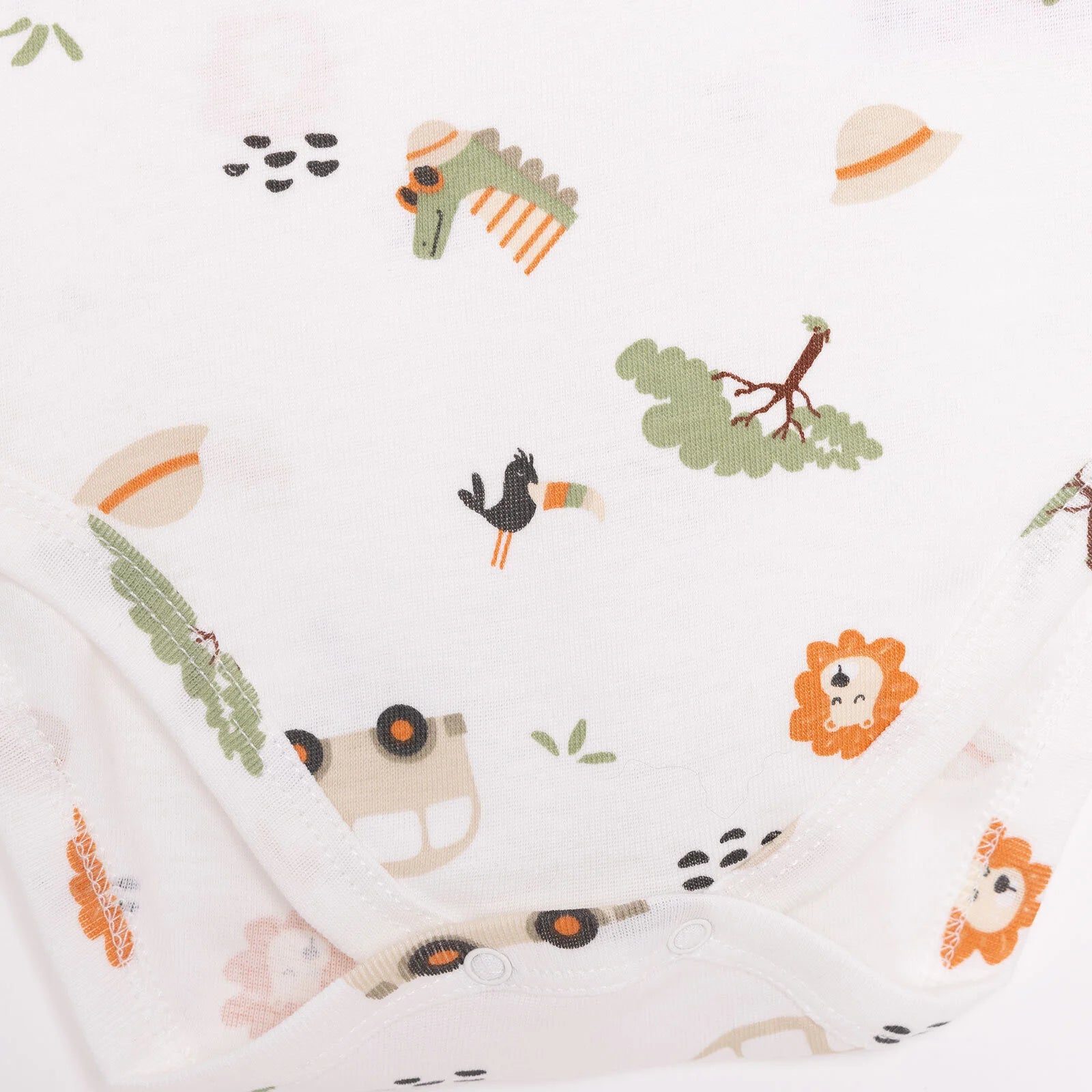 HelloBaby Boy Short Sleeve Bodysuit - Ecru - ebebek - Black Friday