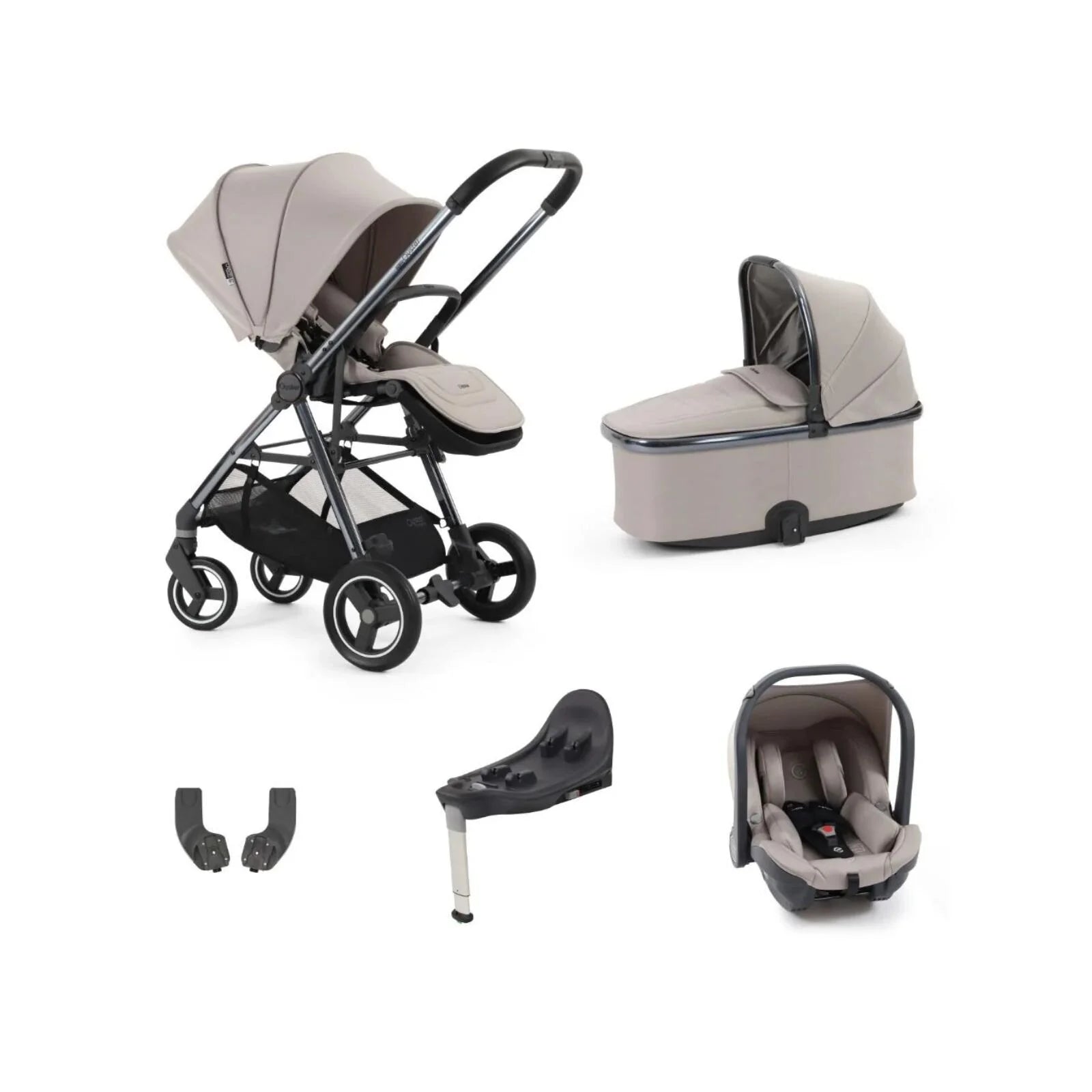 Oyster Gravity+ Stroller 5 pcs Bundle - Stone Stone - ebebek - Christmas