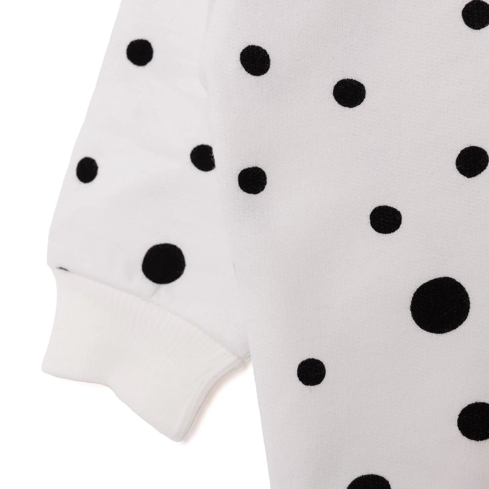 HelloBaby Basic Low Raised Polka - Dot Printed Sweatshirt - Printed - HelloBaby - ebebek