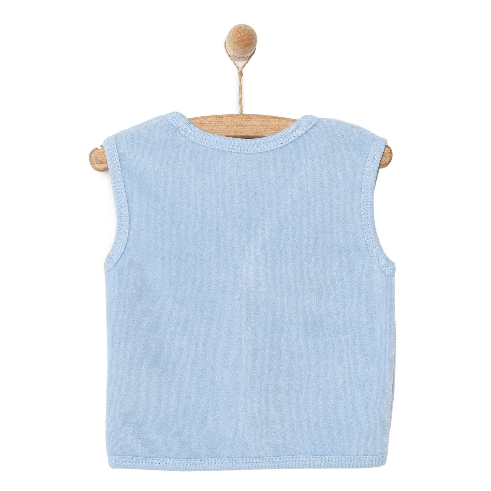 Little Life Newborn Boy Velvet Vest - Blue - ebebek - Black Friday