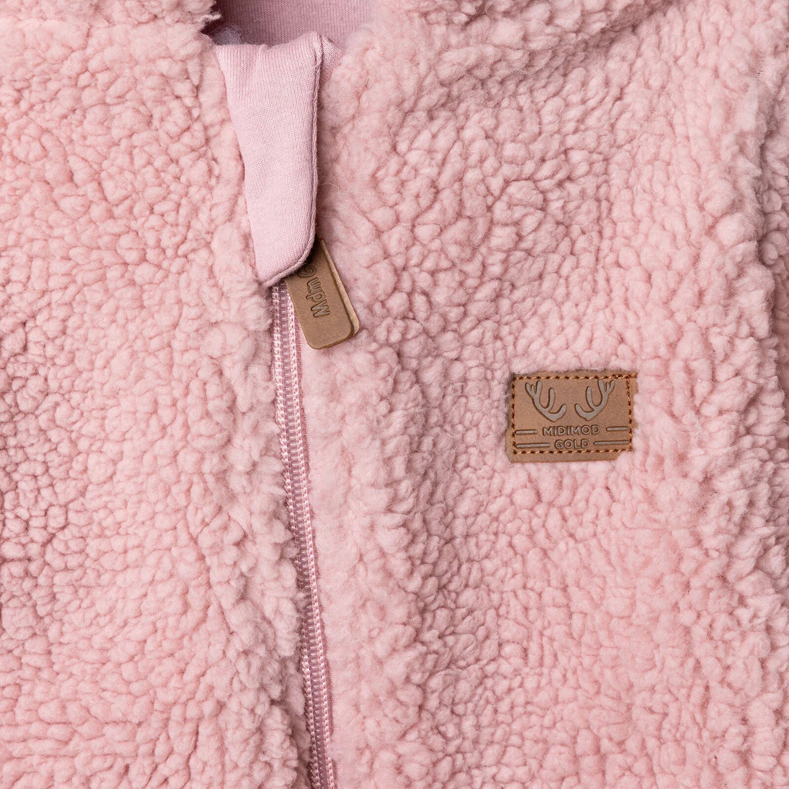 Midimod Newborn Welsoft Footed Jumpsuit - Pink - ebebek - Black Friday