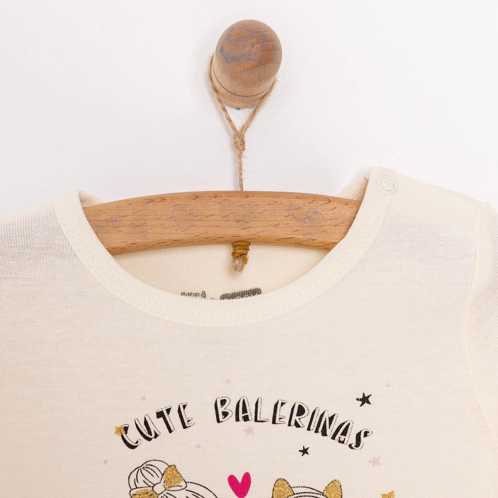 HelloBaby Baby Girl Long Sleeve Body - Ecru - ebebek - Black Friday