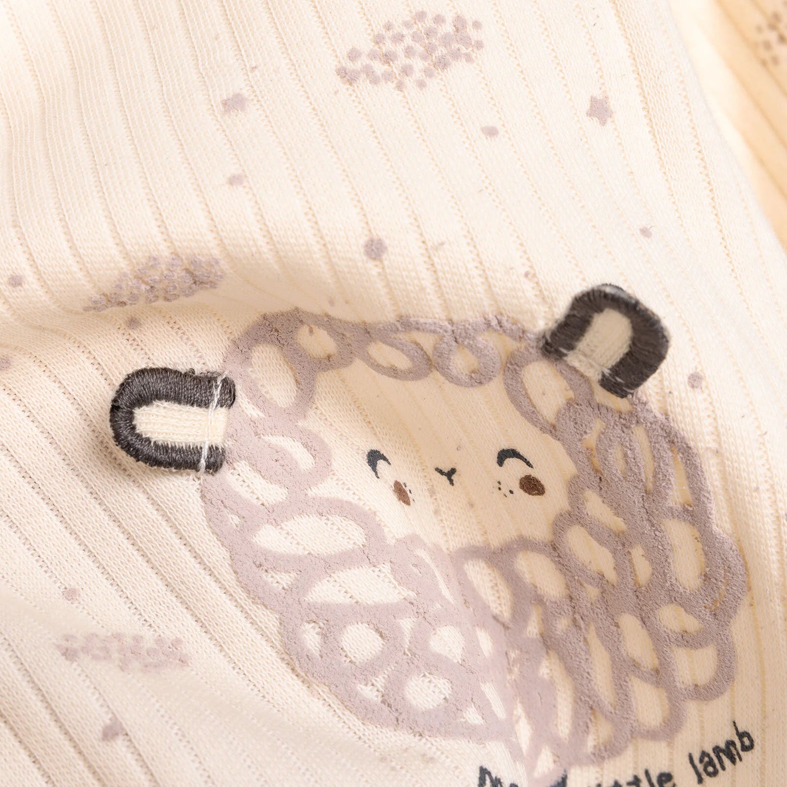 Bebetto Newborn Baby Girl Top - Footed Jumpsuit - Hat - Ecru - ebebek - Black Friday