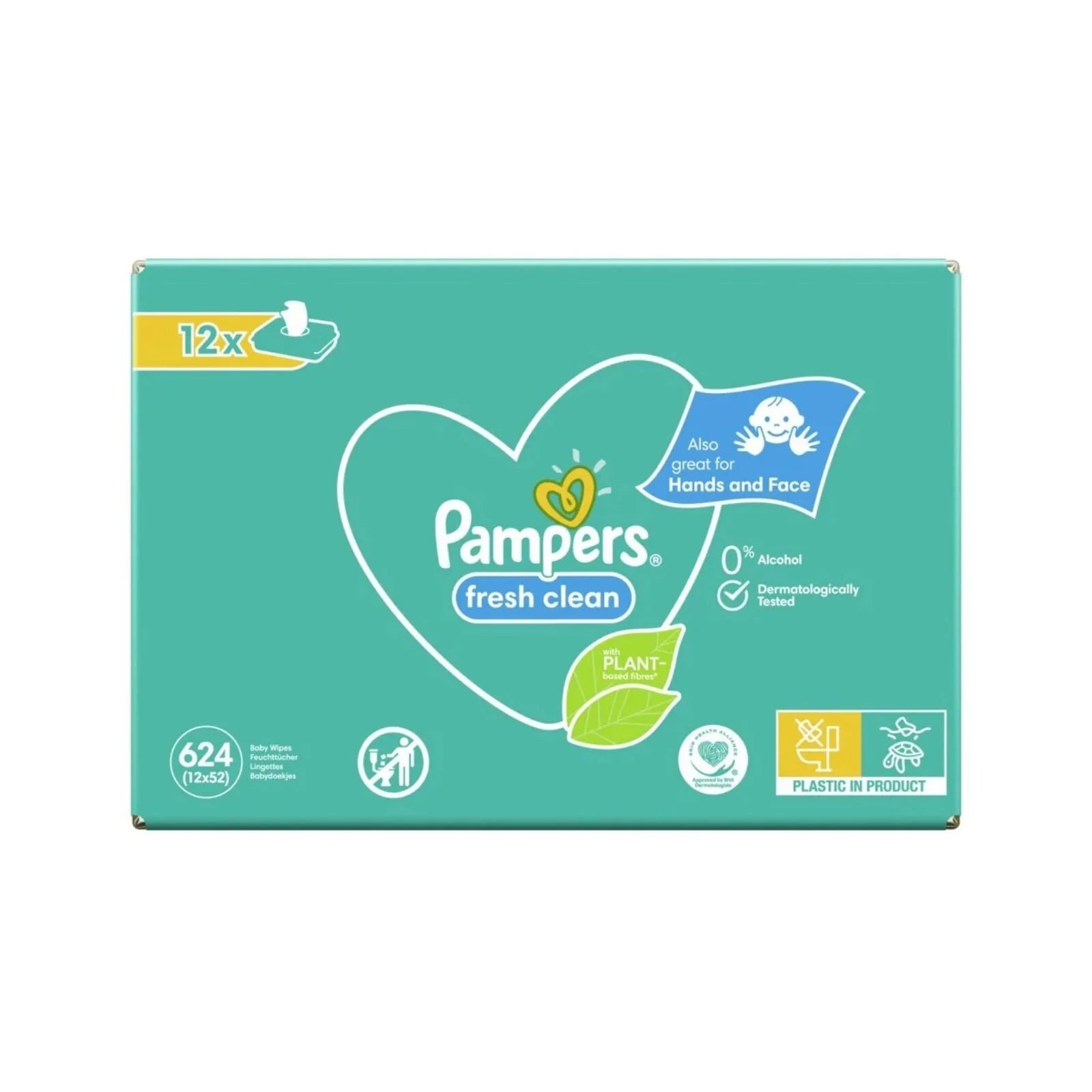 Pampers Baby Wipes Scented 12x52 pcs - ebebek - Black Friday
