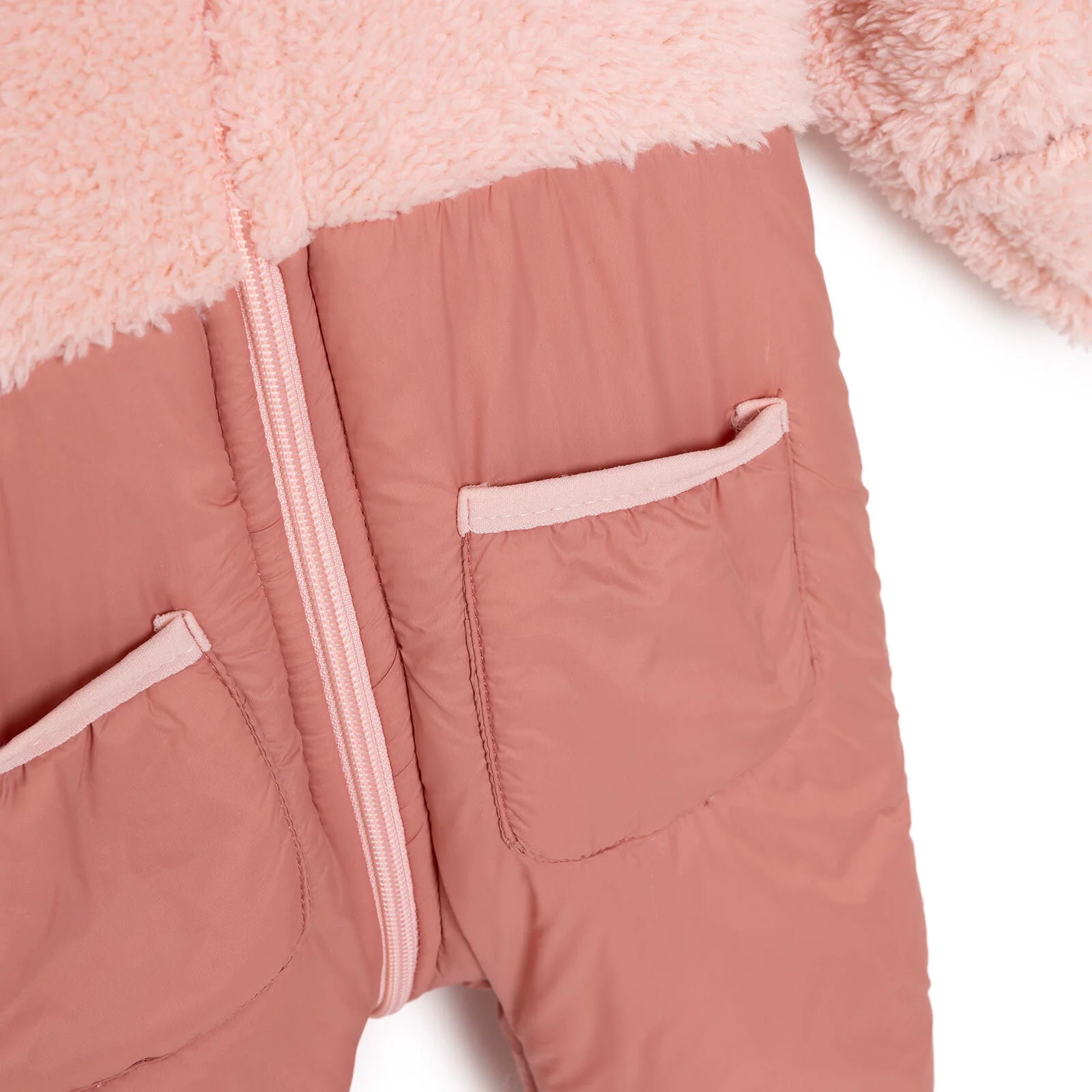 Midimod Newborn Welsoft Footed Jumpsuit - Pink - ebebek - Black Friday