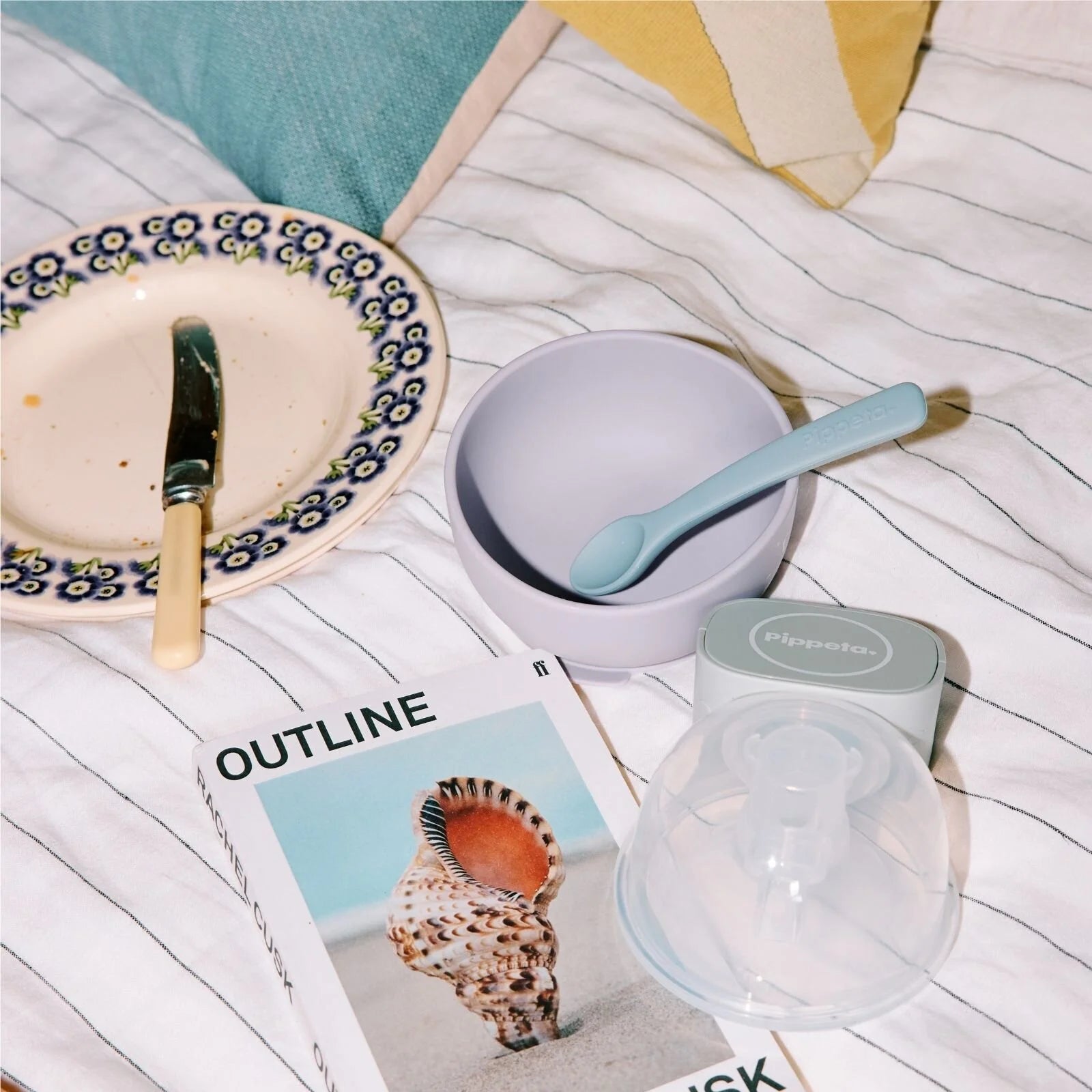 Pippeta Silicone Suction Bowl - Aqua Blue - ebebek - Black Friday