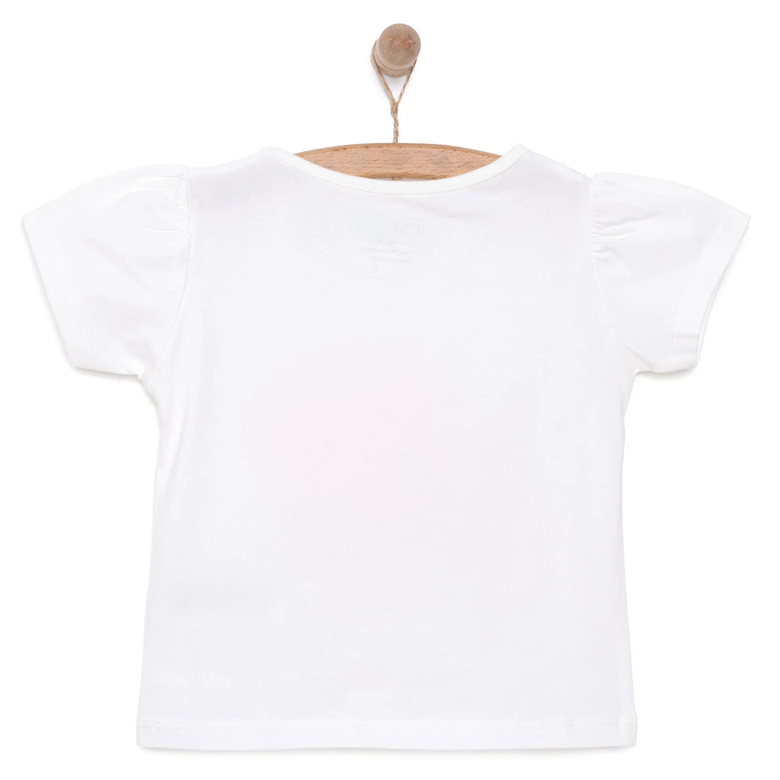 HelloBaby Baby Girl Short Sleeve T-shirt - Ecru - ebebek - Black Friday