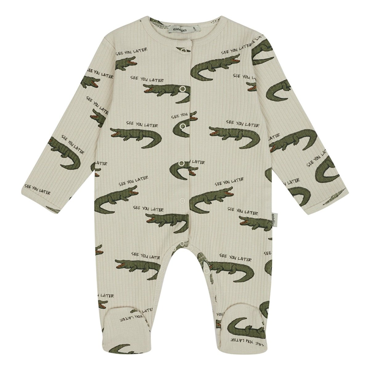 Antebies Crocodile Fun Rib Footsie - ebebek - Black Friday