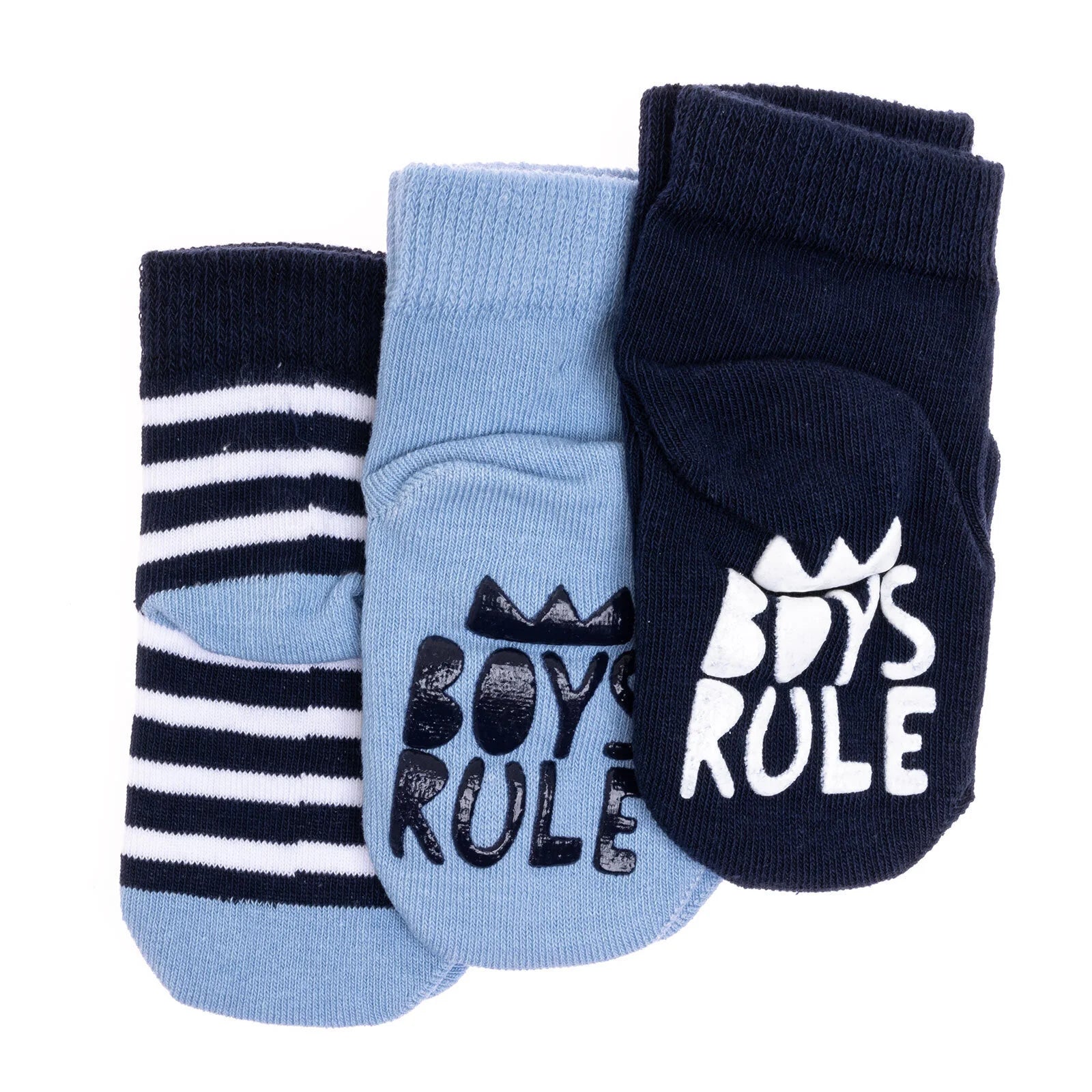 HelloBaby Baby Boy Pack of 3 Socks - Blue - ebebek - Black Friday