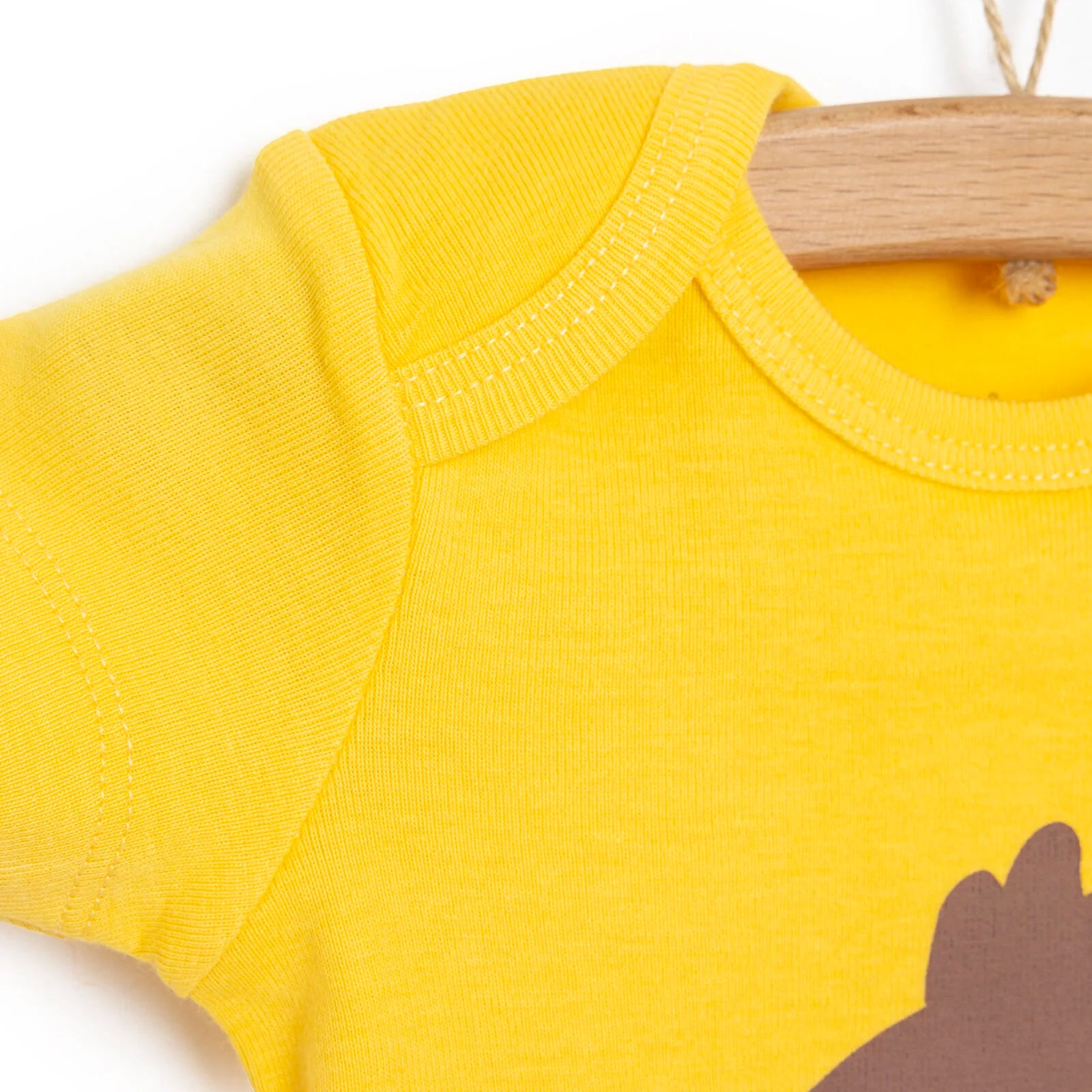 HelloBaby Short Sleeve Bodysuit - Yellow - HelloBaby - ebebek