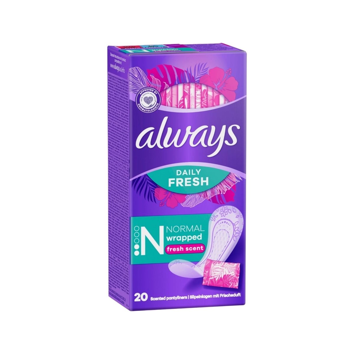 Always Dailies Singles Normal to Go Pantyliners 20 pcs - ebebek - Black Friday