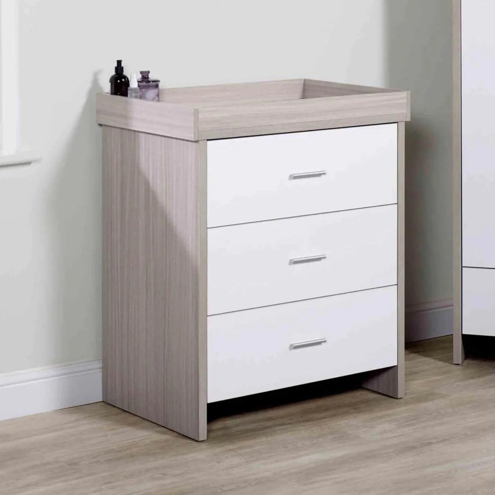 Ickle Bubba Pembrey Changing Unit & Chest - Ash Grey & White - ebebek - Black Friday