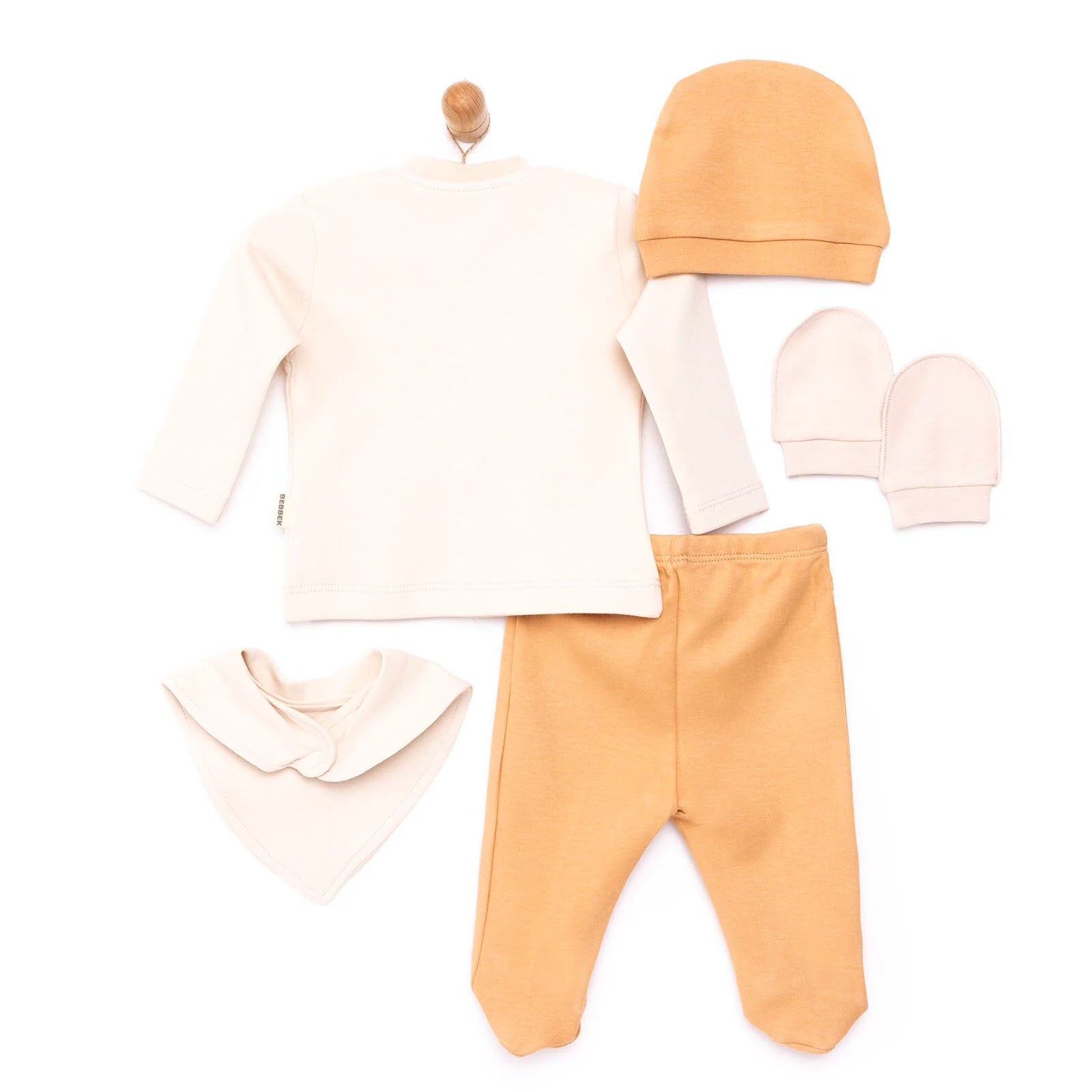 Bebbek Baby Boy 5 Pcs Newborn Starter Set - Beige - ebebek - Black Friday