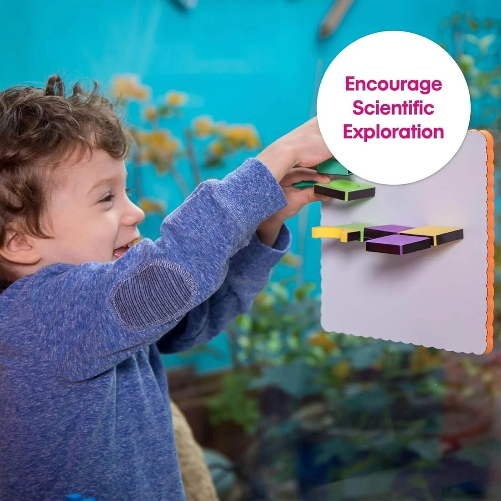 Edushape Magnetic Shapes with Board, 54 pcs - ebebek - Black Friday