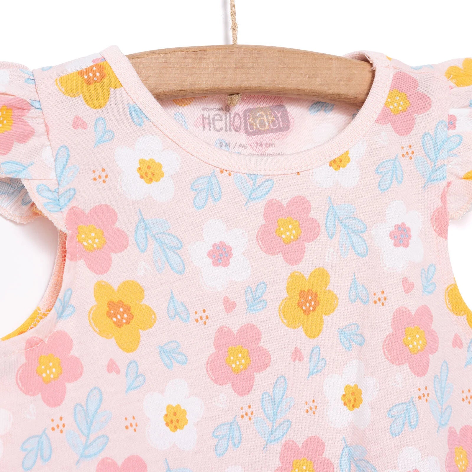 HelloBaby Basic Girl Daisy Printed Dress - Pink - ebebek - Black Friday