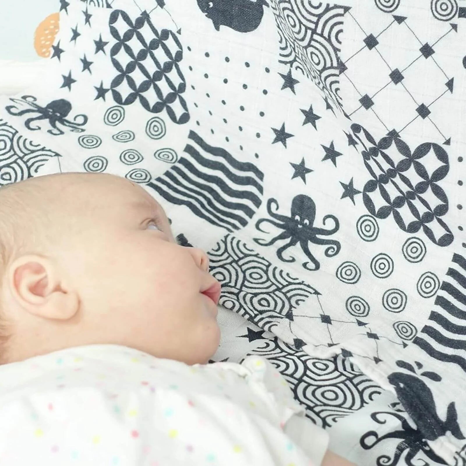 MuslinZ Bamboo/Organic Cotton Muslin Swaddle 120x120cm - Sensory - ebebek - Black Friday