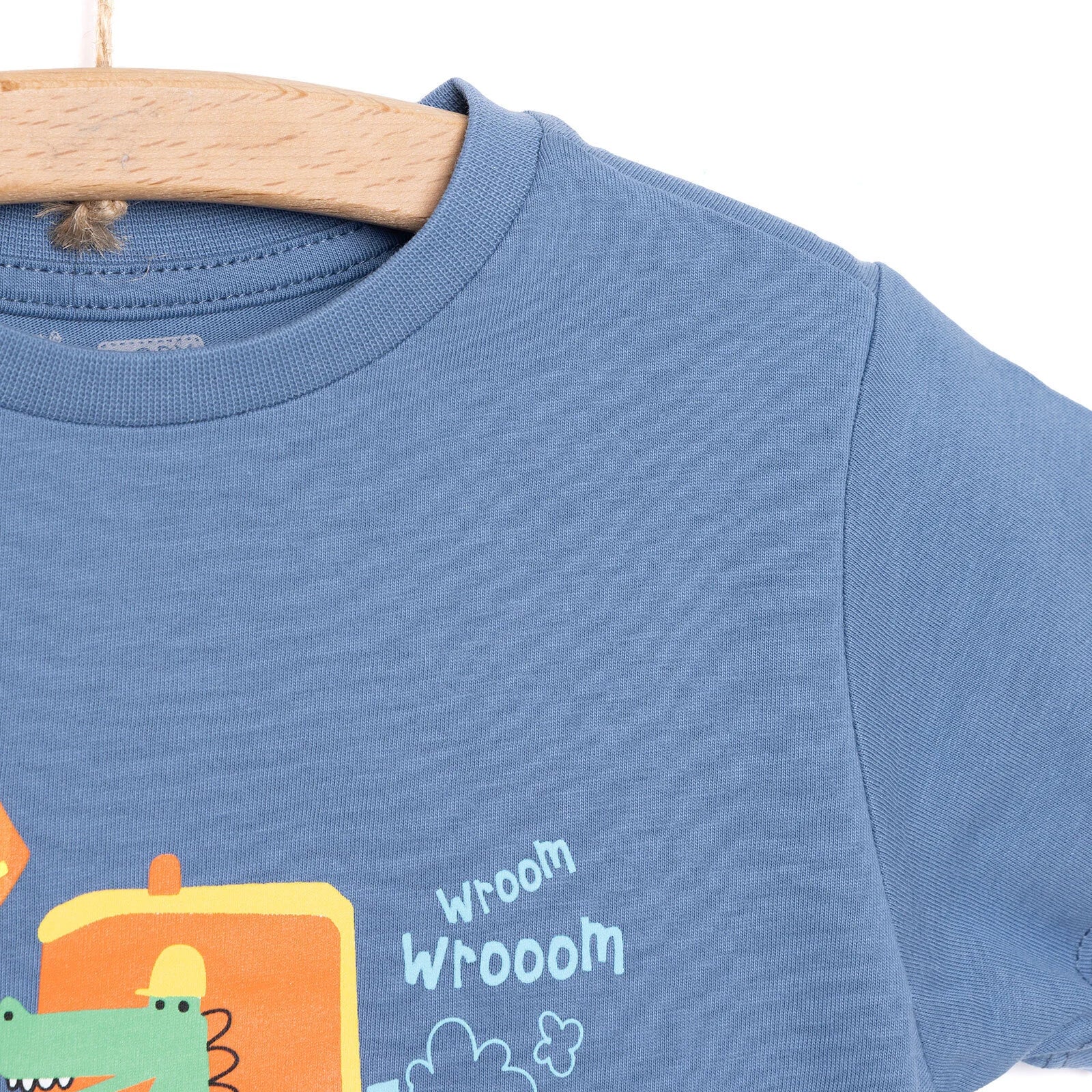 HelloBaby Baby Boy Basic Tshirt - Blue - ebebek - Black Friday