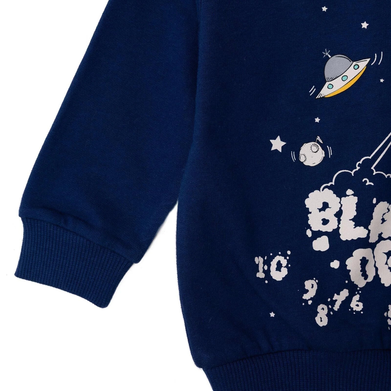 HelloBaby Basic Baby Boy Sweatshirt - Navy Blue - ebebek - Black Friday