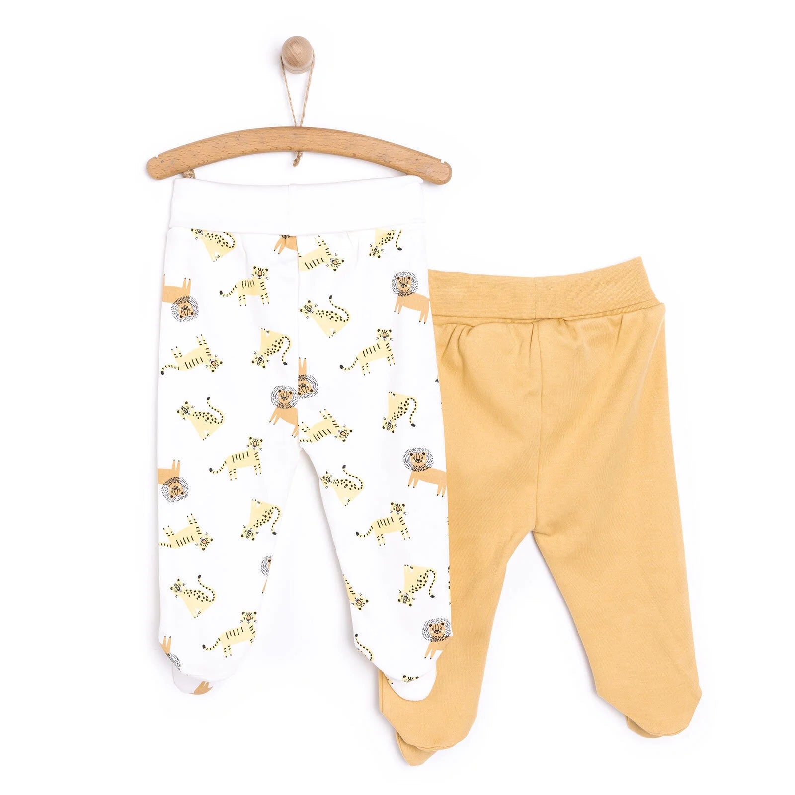 HelloBaby Newborn Footed Bottom 2 Pcs - Ecru - ebebek - Black Friday