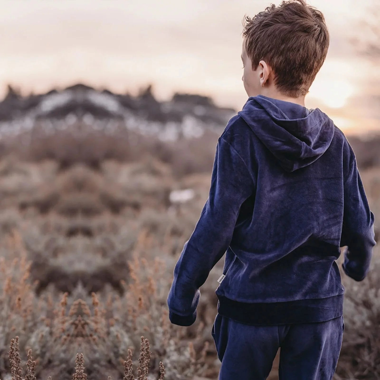 Antebies Deep Navy Velvet Set - ebebek - Black Friday