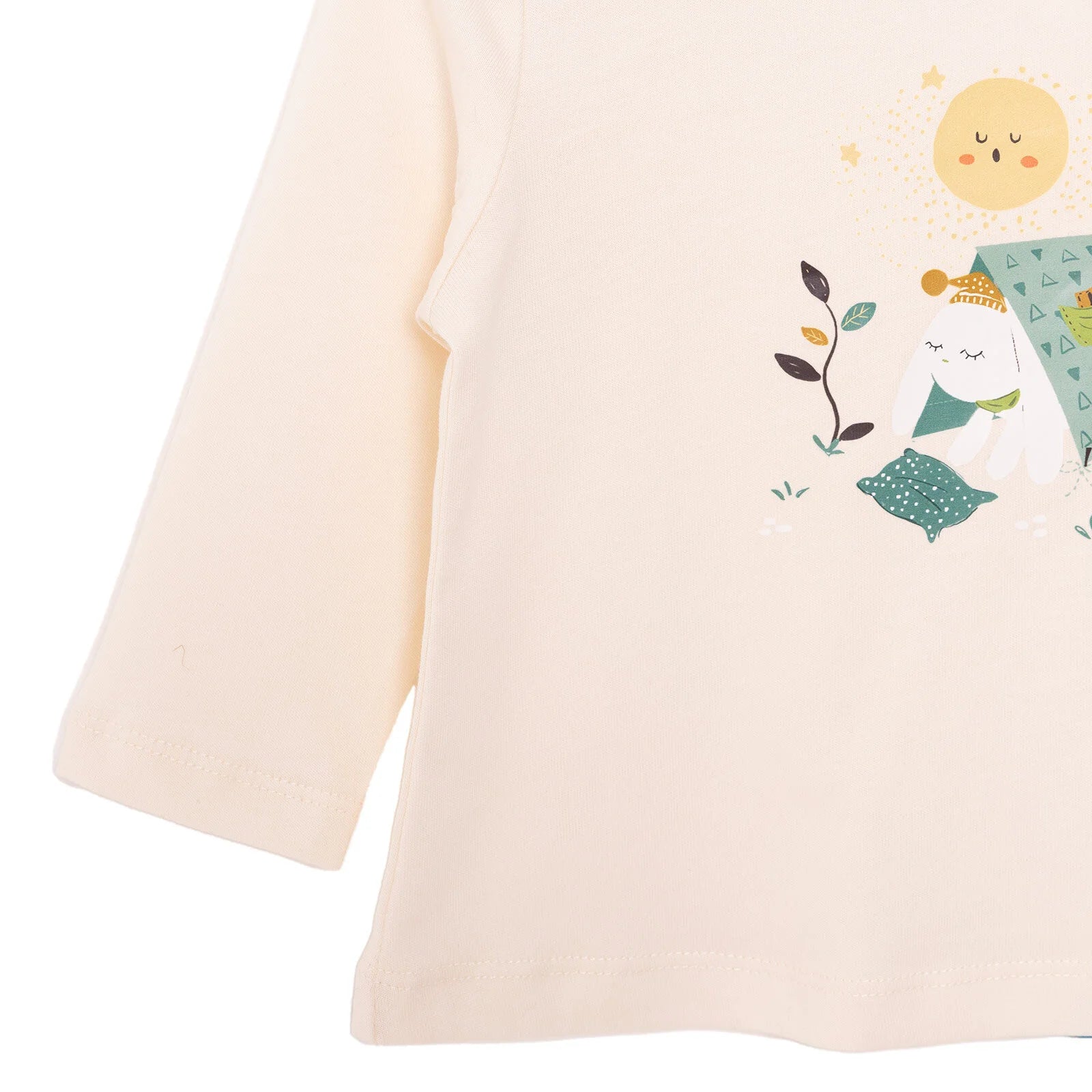 HelloBaby Boy Long Sleeve Pyjamas Set - Ecru - ebebek - Black Friday