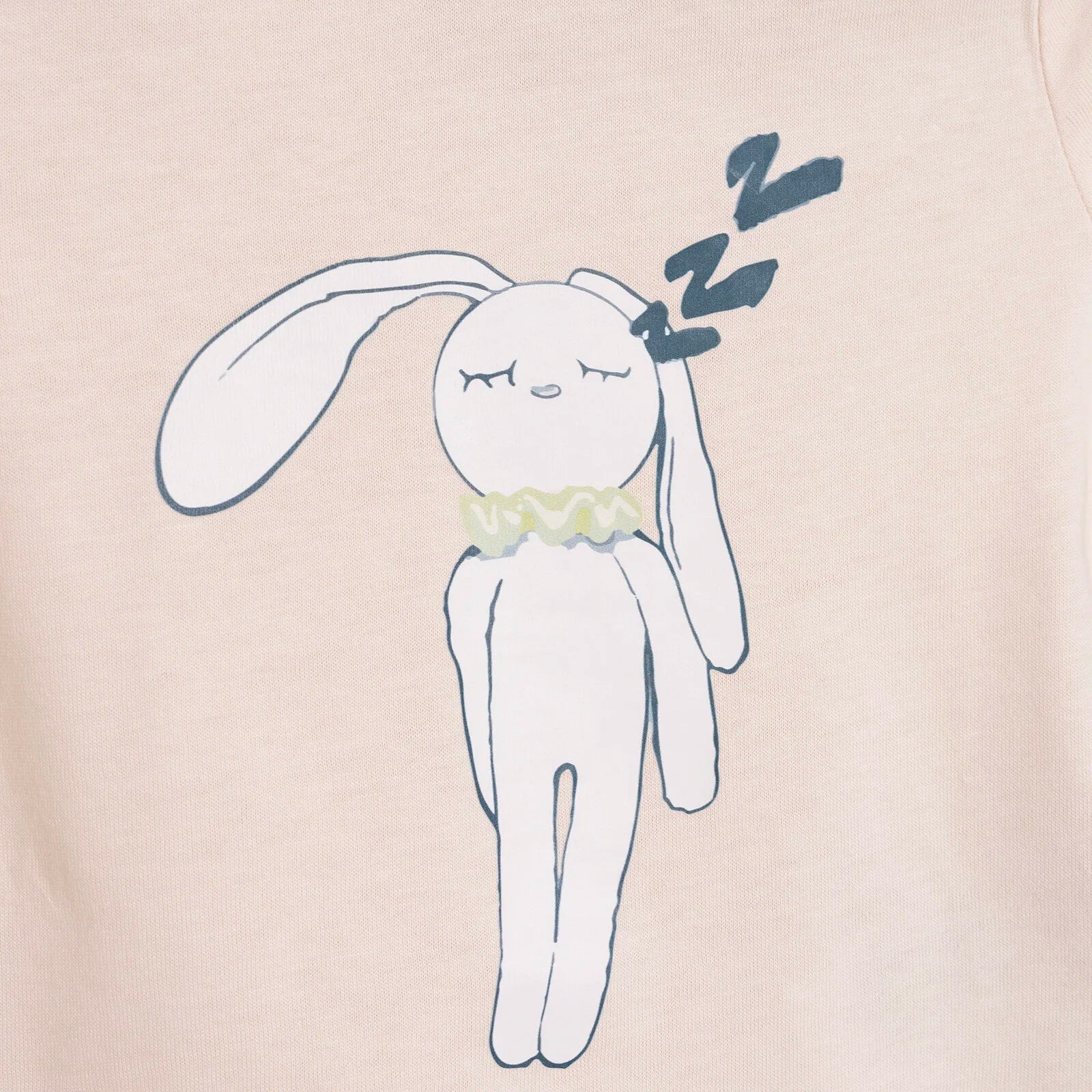 HelloBaby Baby Girl Bunny Nany Short Sleeve Pyjamas Set - Ecru - ebebek - Black Friday