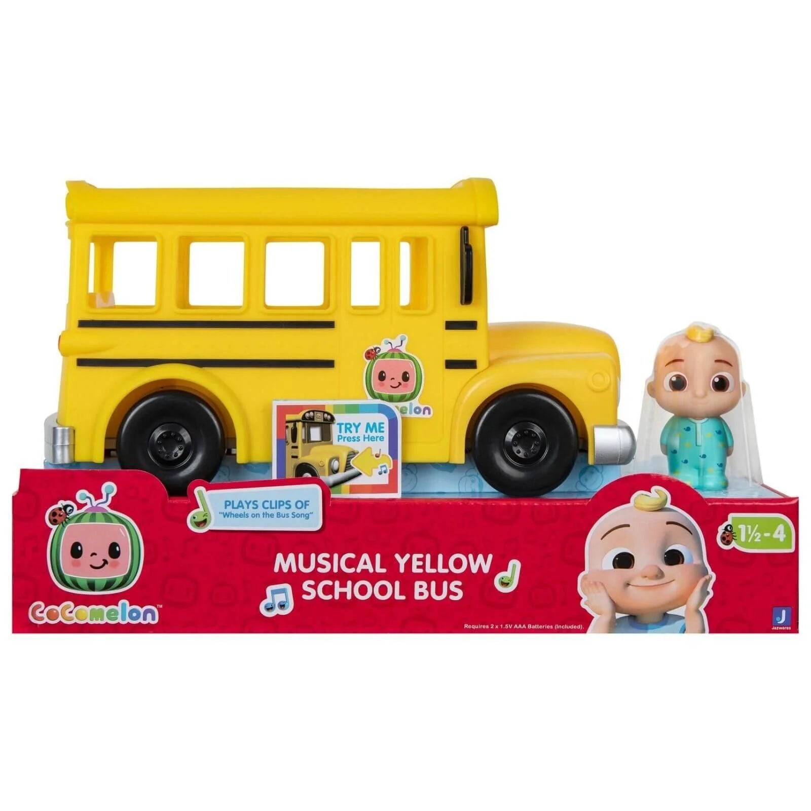 Cocomelon - Feature Vehicle Yellow School Bus - ebebek - Black Friday
