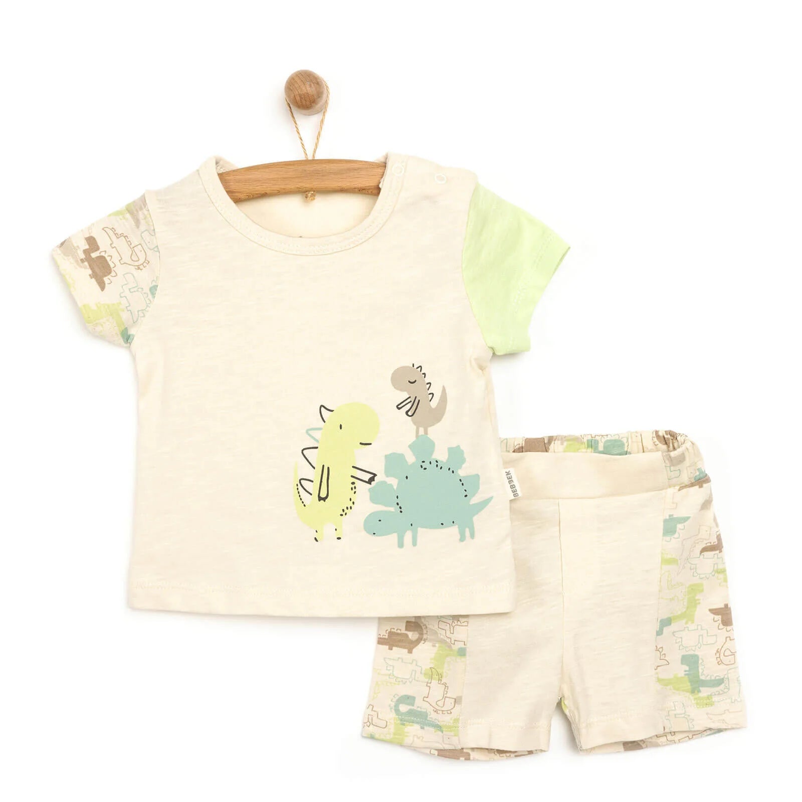 Bebbek Newborn Tshirt - Short - Beige - ebebek - Black Friday