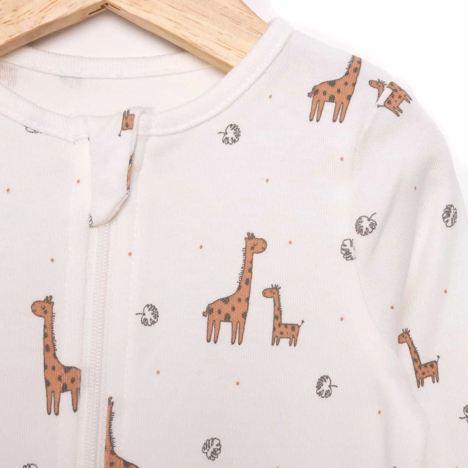 HelloBaby Newborn Girl Footed Jumpsuit - Ecru - ebebek - Black Friday