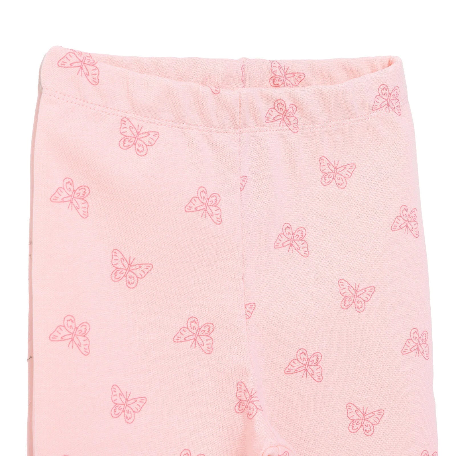HelloBaby Basic Girl Butterfly Patterns Leggings - Light Pink - ebebek - Black Friday