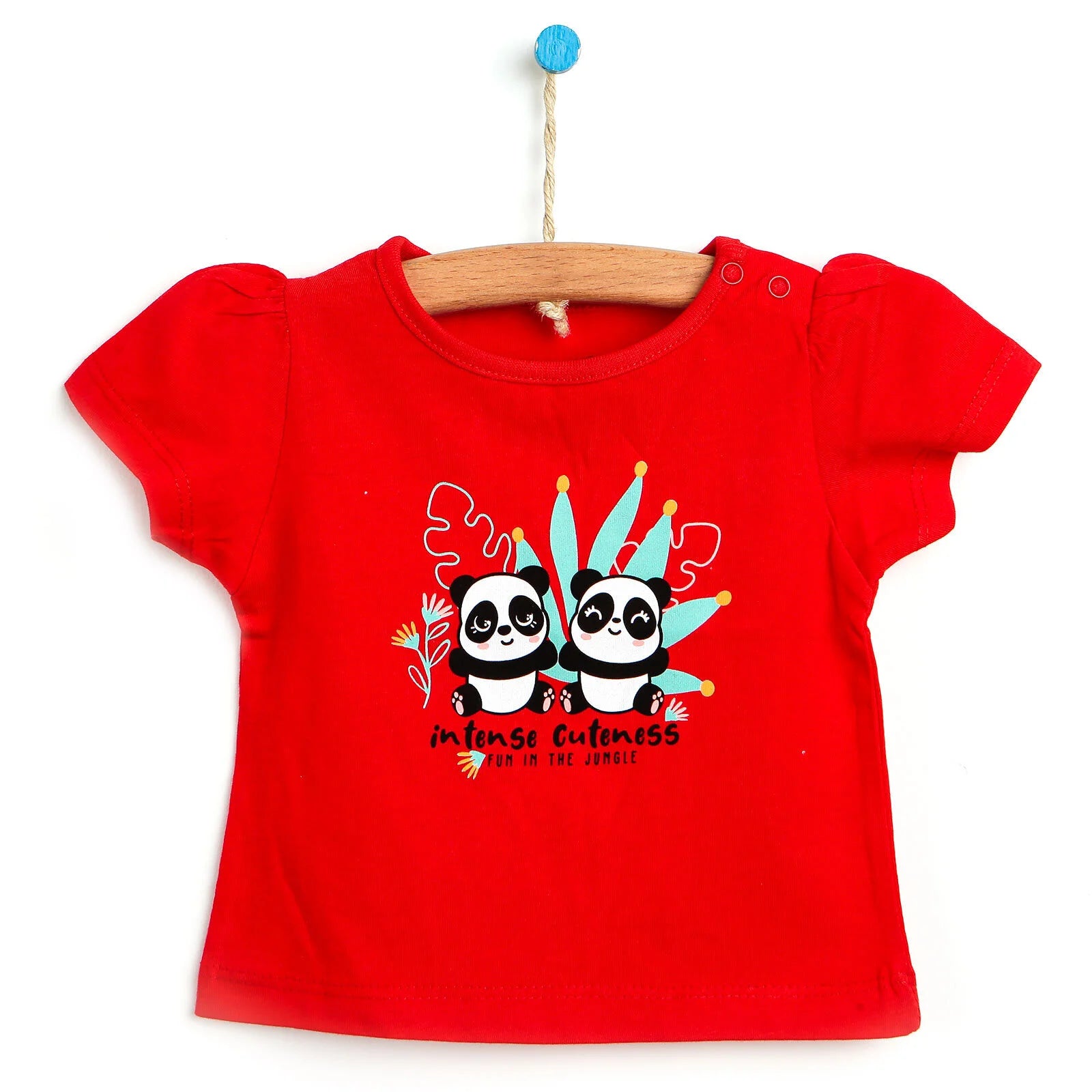HelloBaby Basic Baby Girl Tshirt - Red - ebebek - Black Friday
