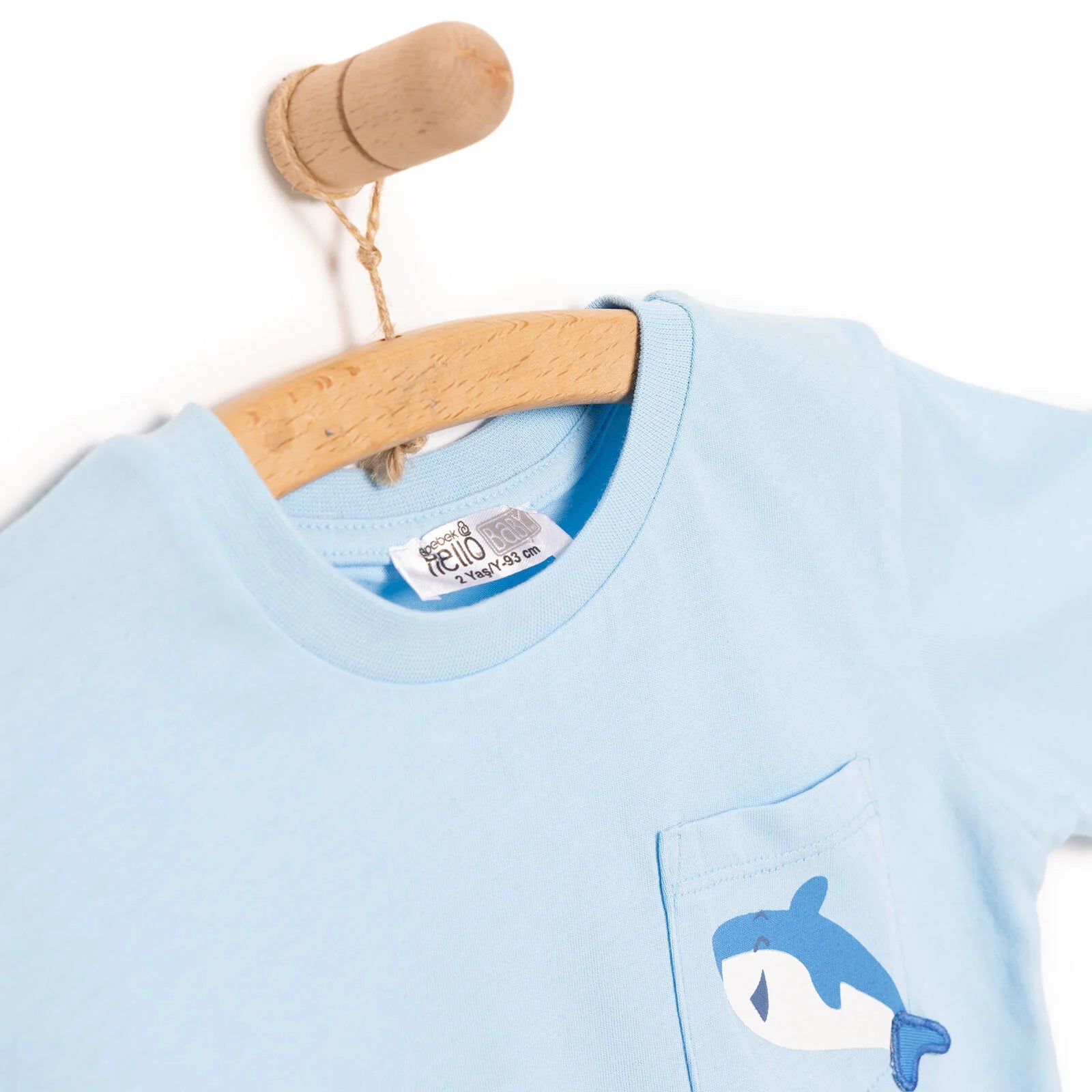 HelloBaby Baby Shark Boy T-shirt - Light Blue - ebebek - Black Friday