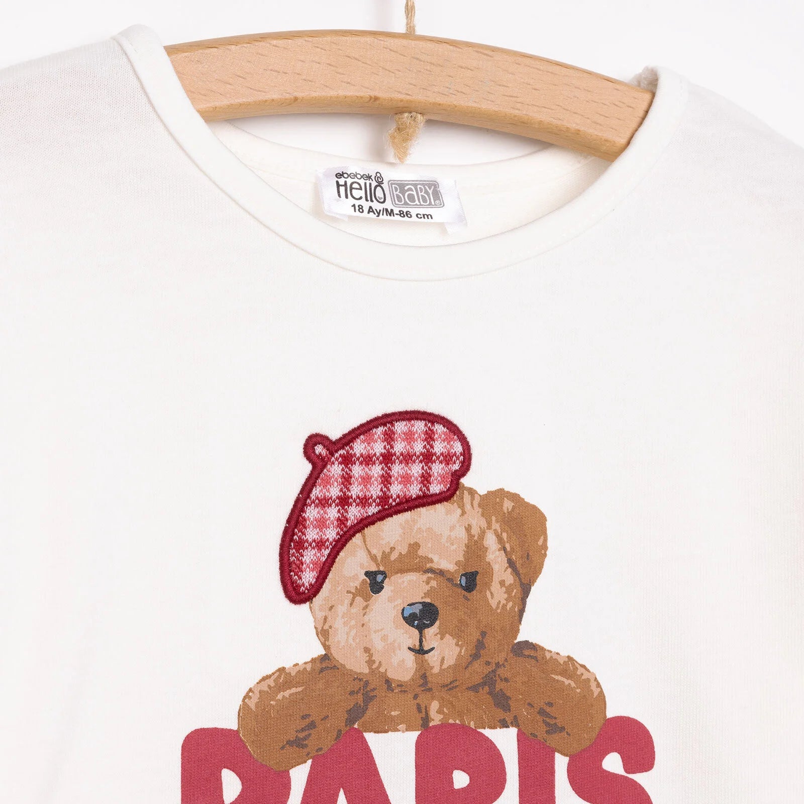 HelloBaby COZY FRIENDS Girl Sweatshirt - Ecru - ebebek - Black Friday