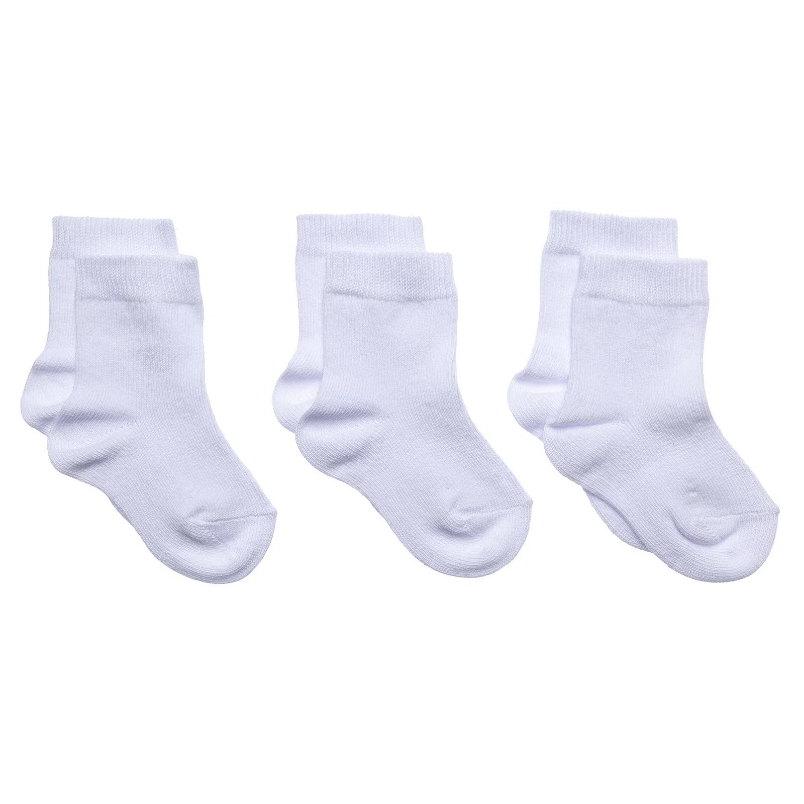 HelloBaby Unisex Baby Socks 3 Pack - White - ebebek - Black Friday