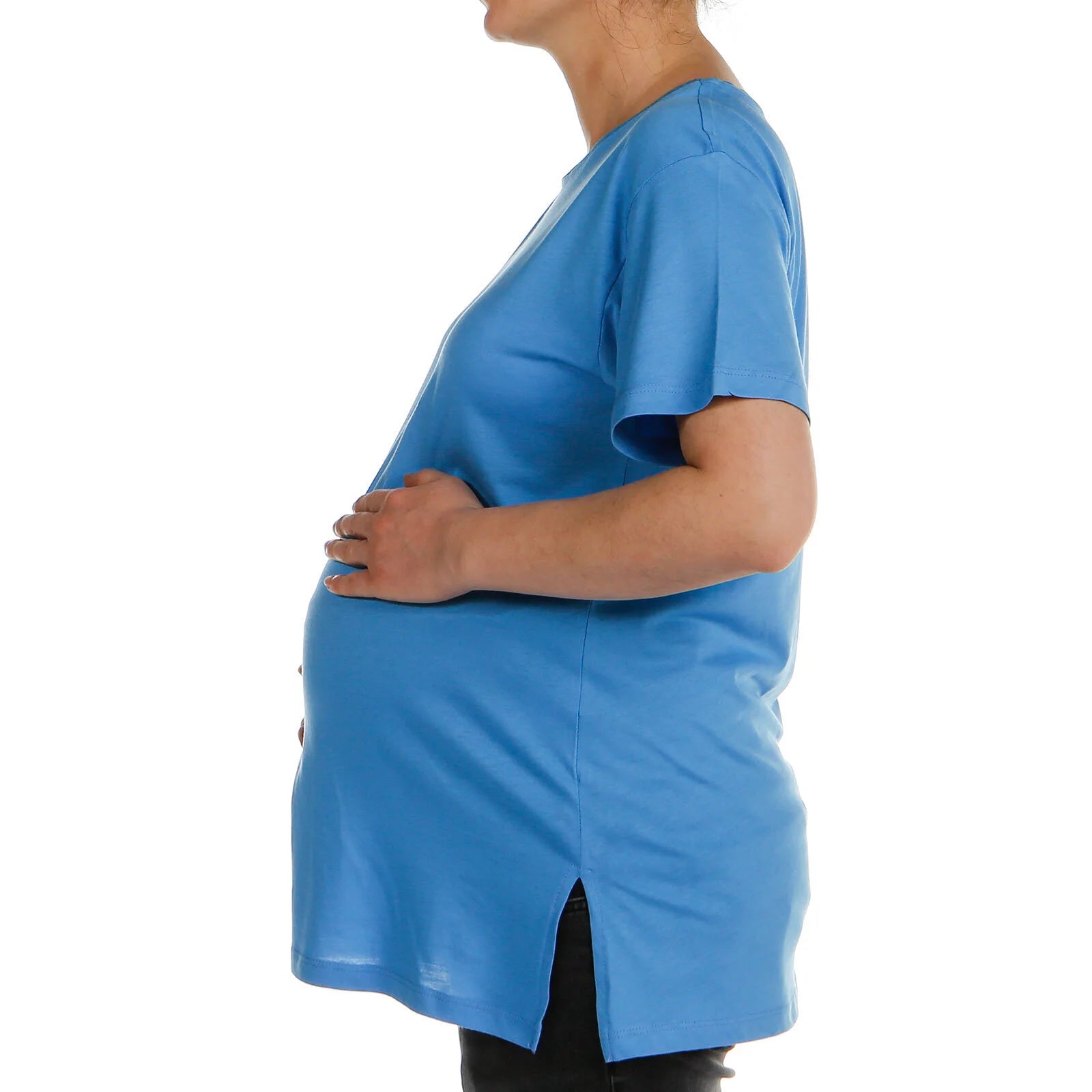 baby mom Maternity Tshirt - Light Blue - ebebek - Black Friday