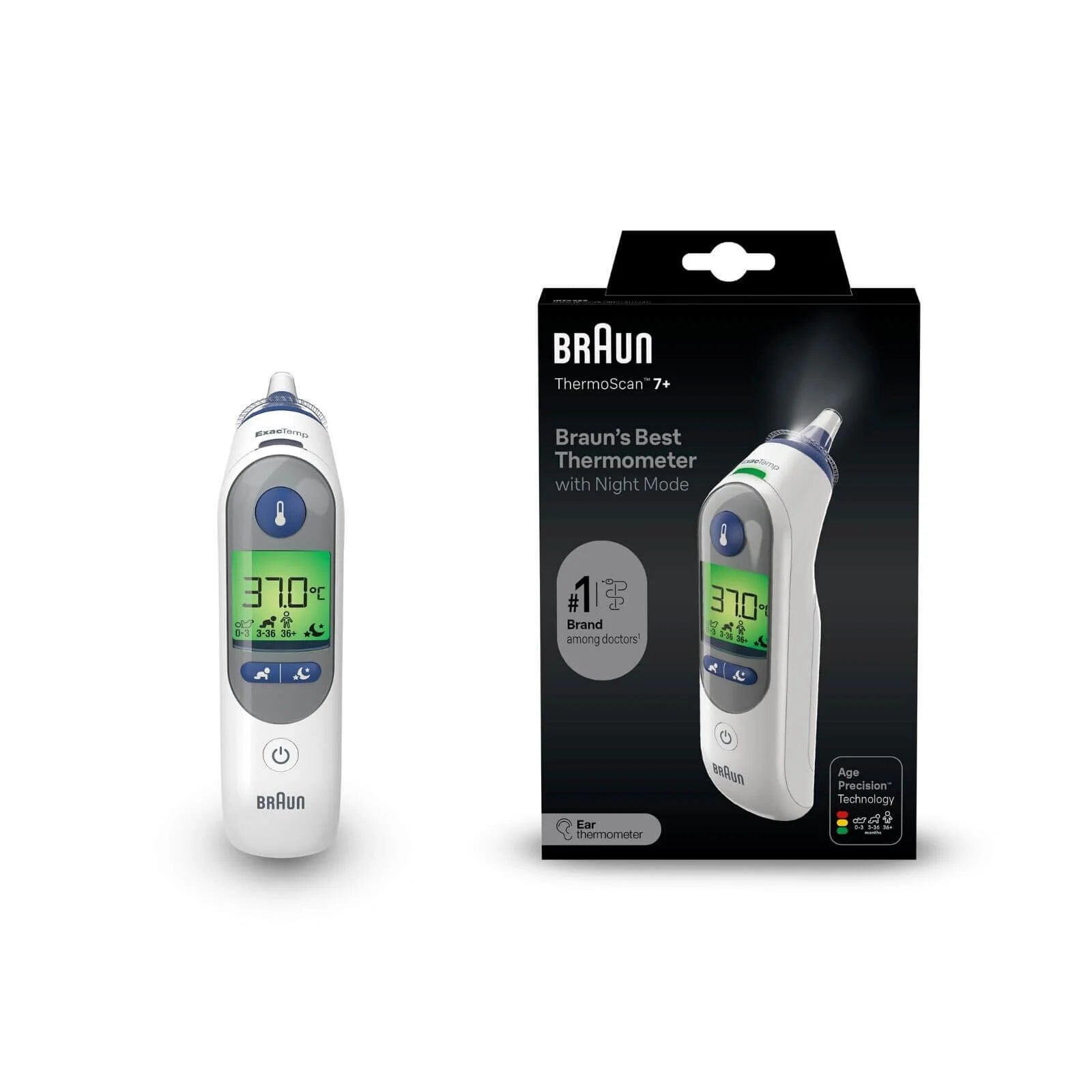 Braun IRT6525 ThermoScan 7+ Ear Thermometer - ebebek - Black Friday