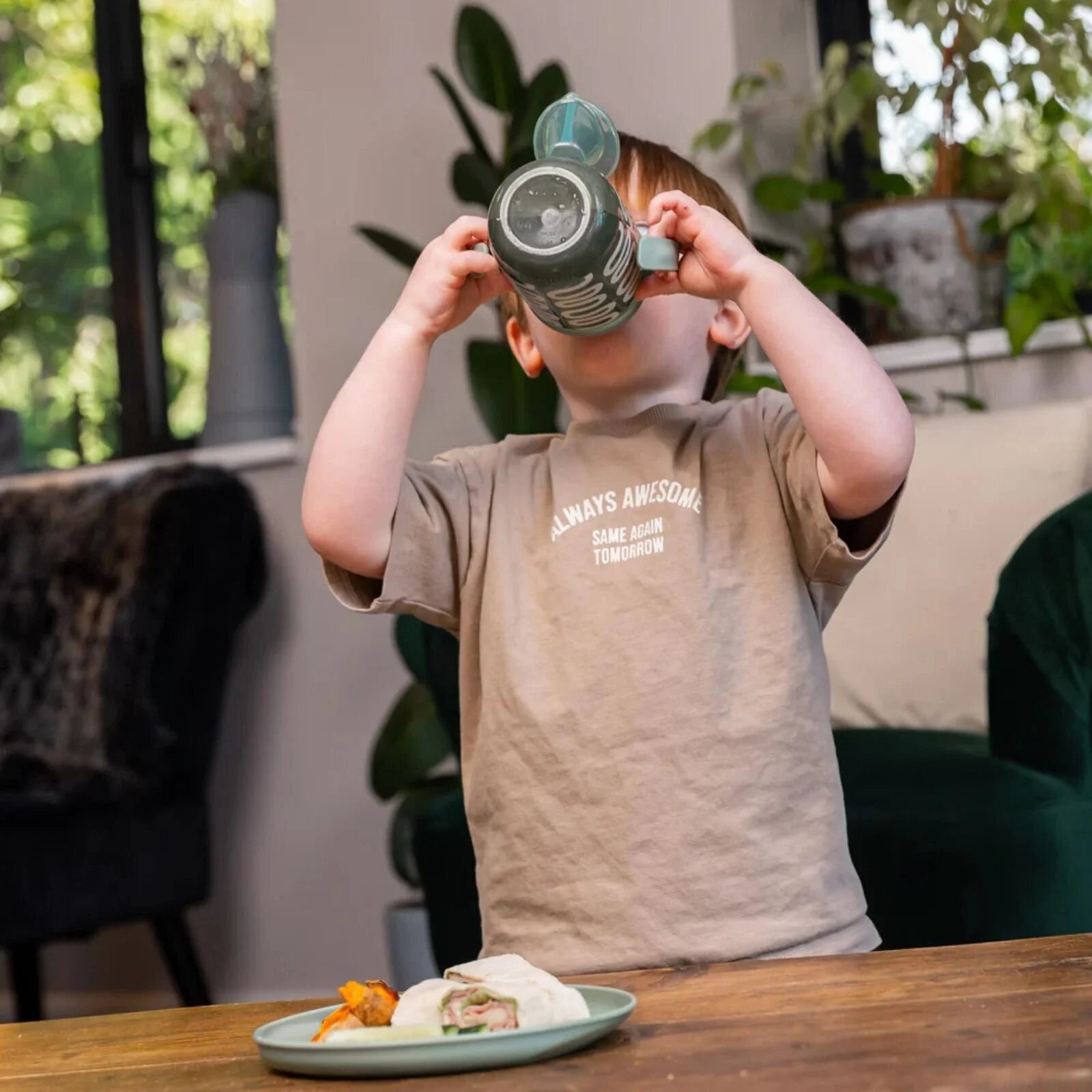 Vital Baby Hydrate Easy Sipper Cup 350ml - Natural Moss - ebebek - Black Friday